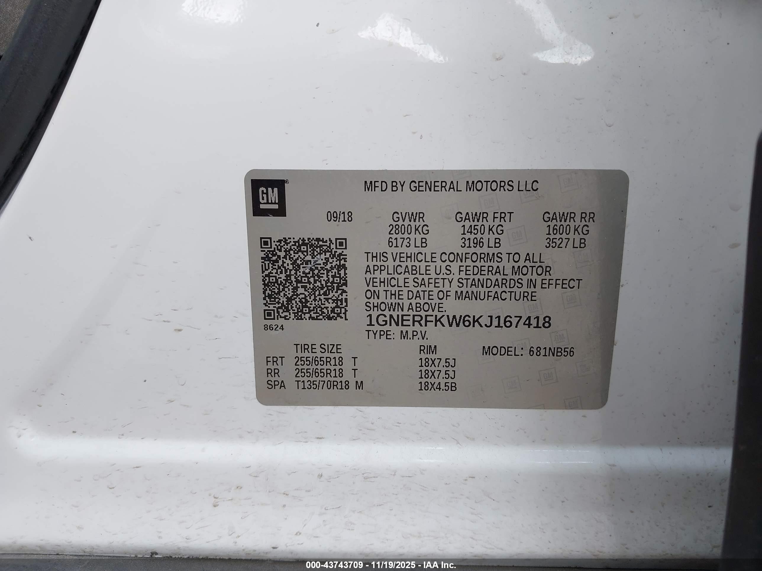 CHEVROLET TRAVERSE image 9
