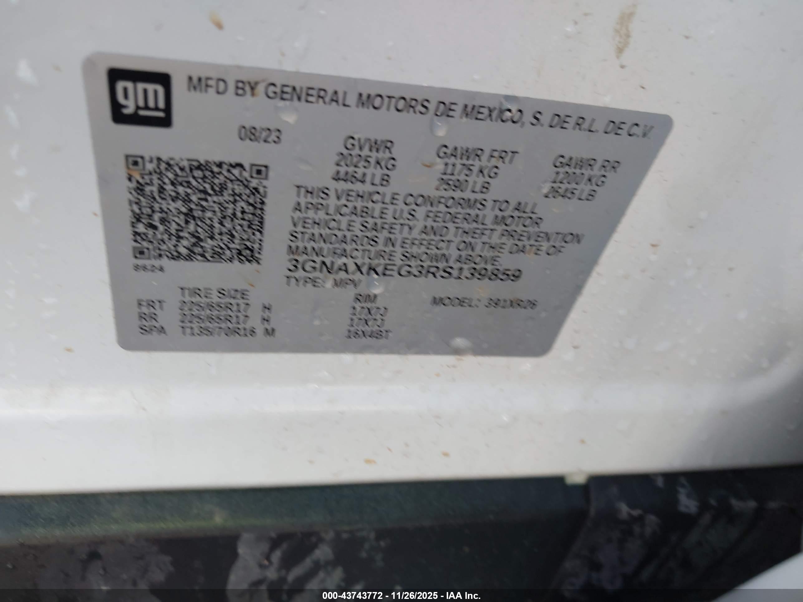 CHEVROLET EQUINOX image 9