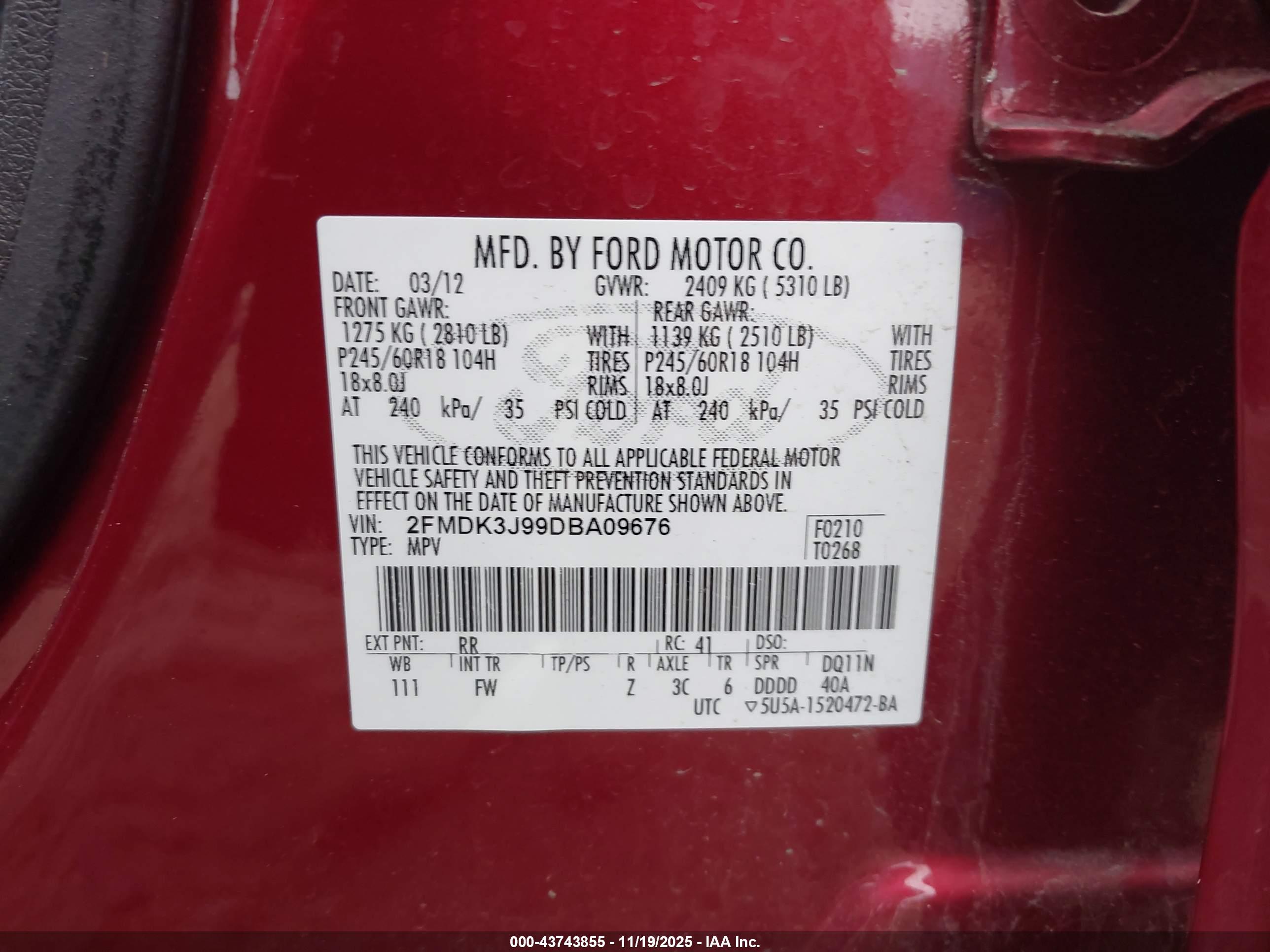 FORD EDGE image 9
