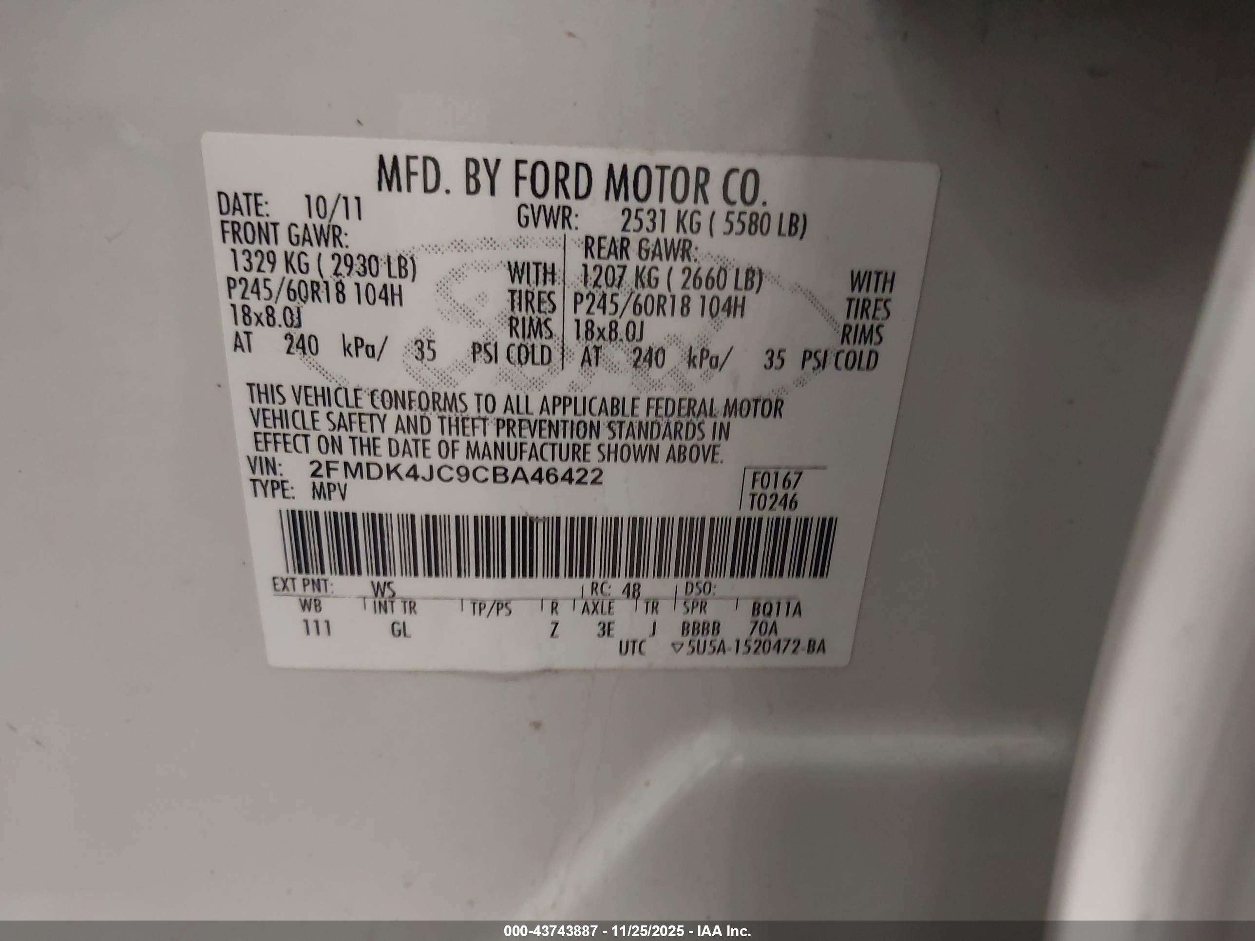 FORD EDGE image 9
