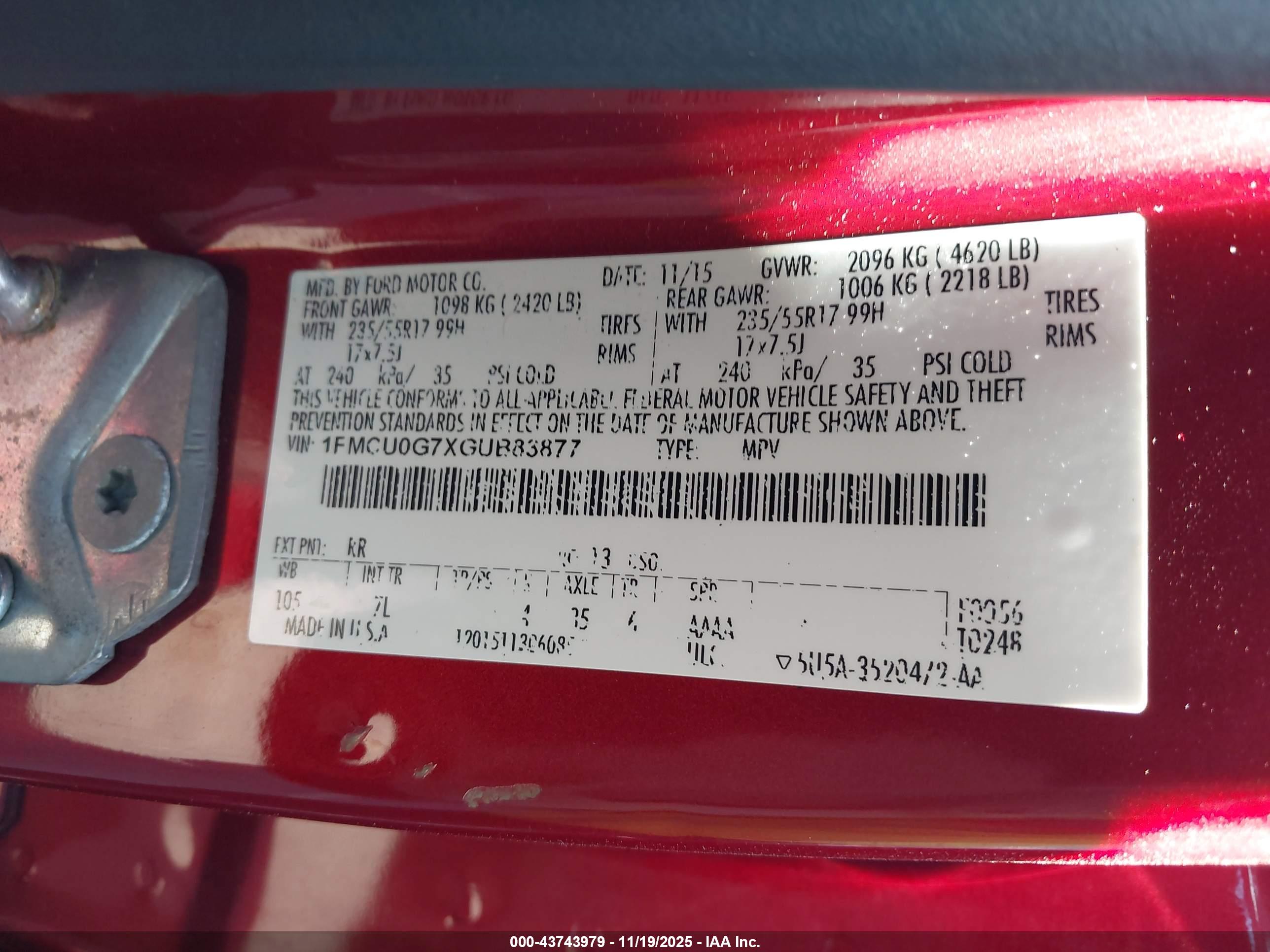 FORD ESCAPE image 9