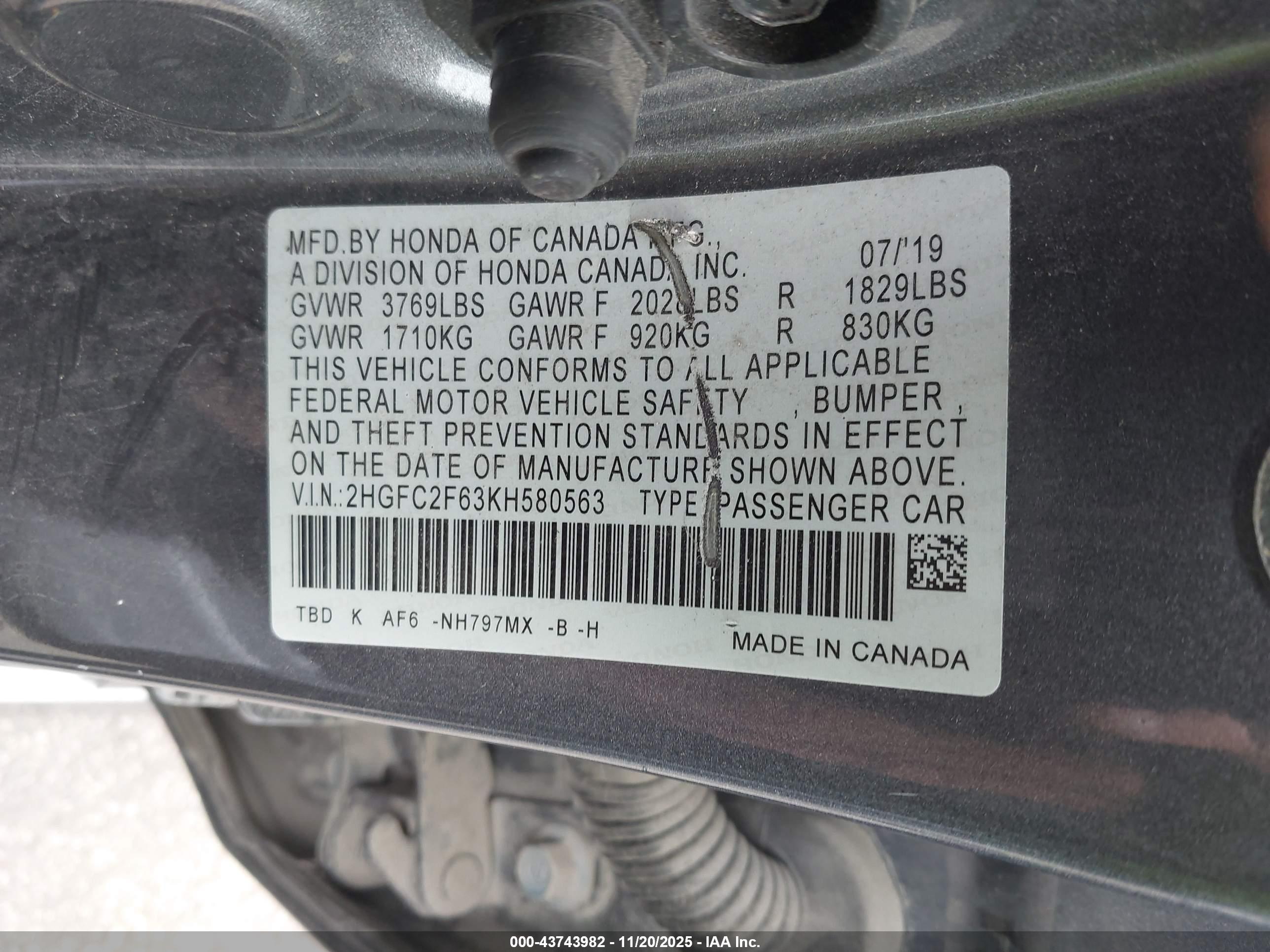 HONDA CIVIC image 9
