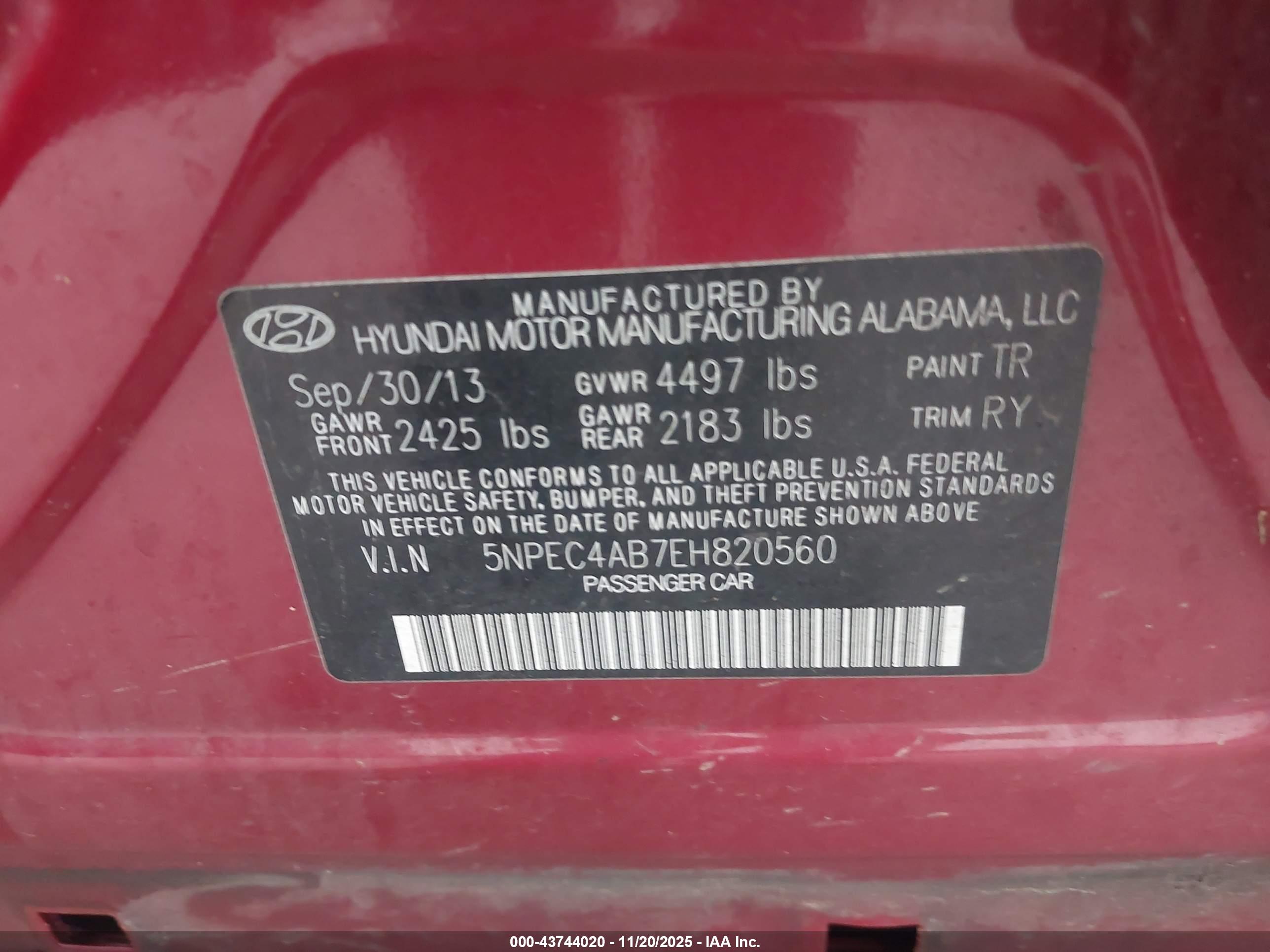 HYUNDAI SONATA image 9