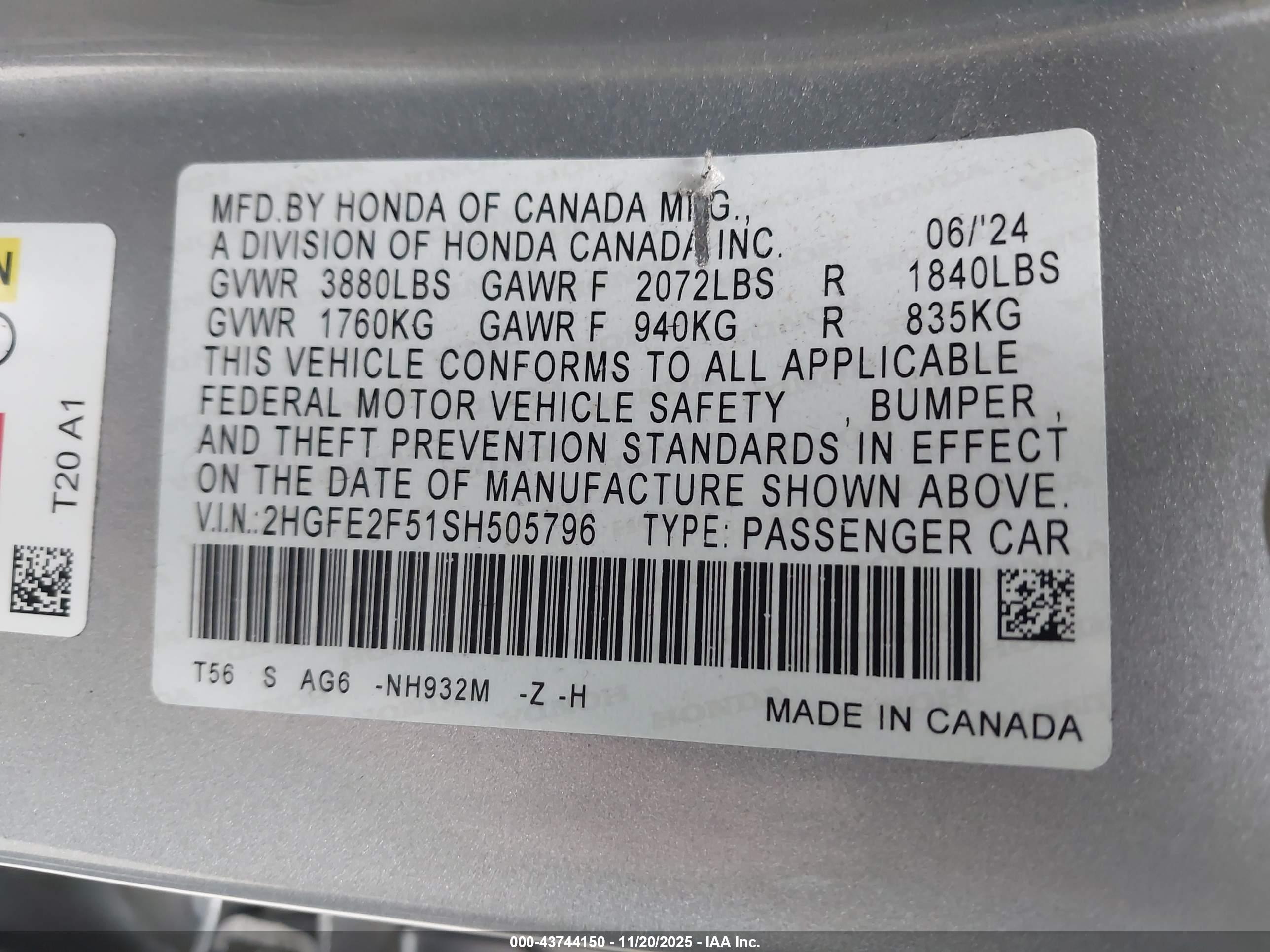 HONDA CIVIC image 9