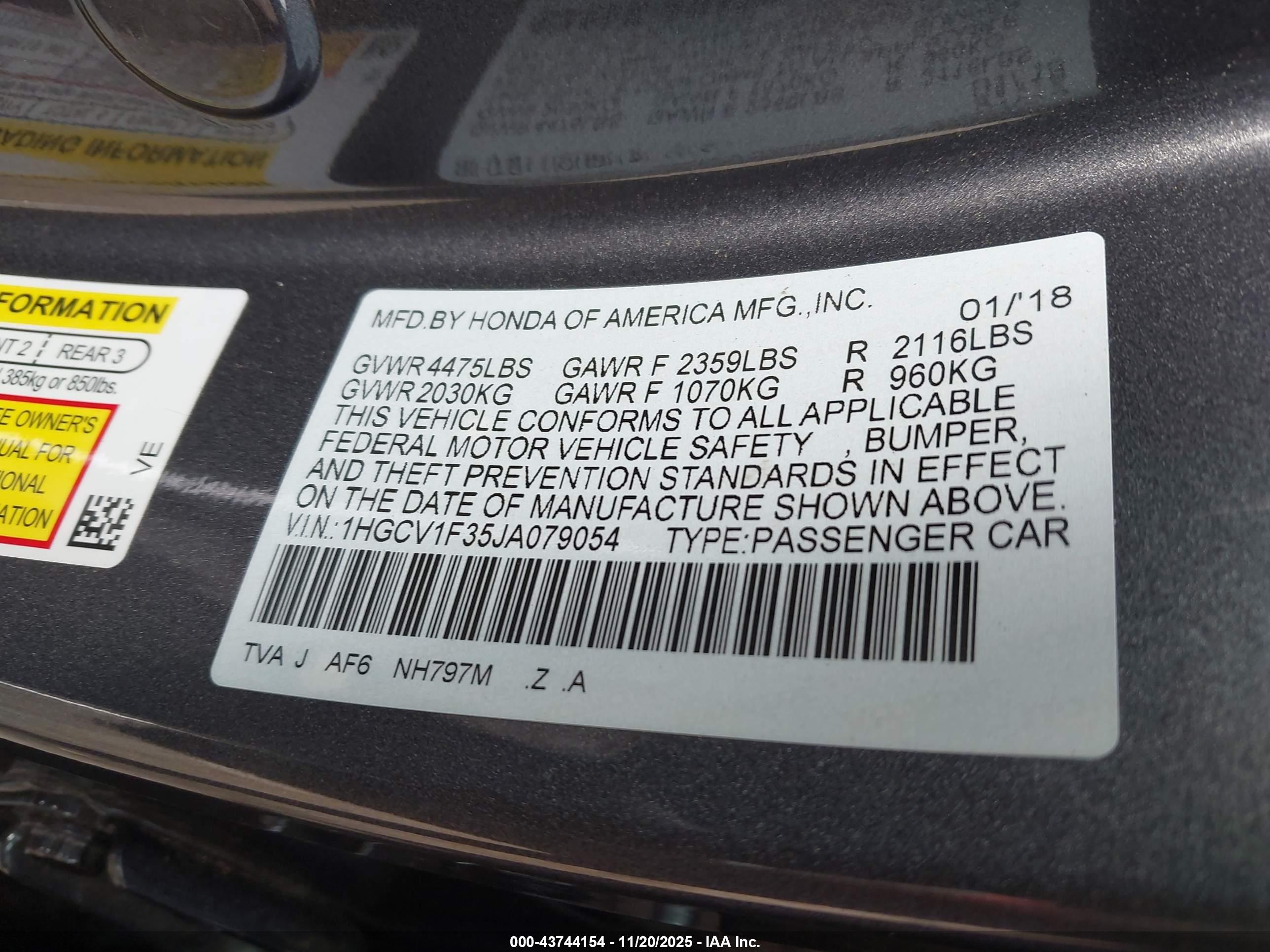 HONDA ACCORD image 9