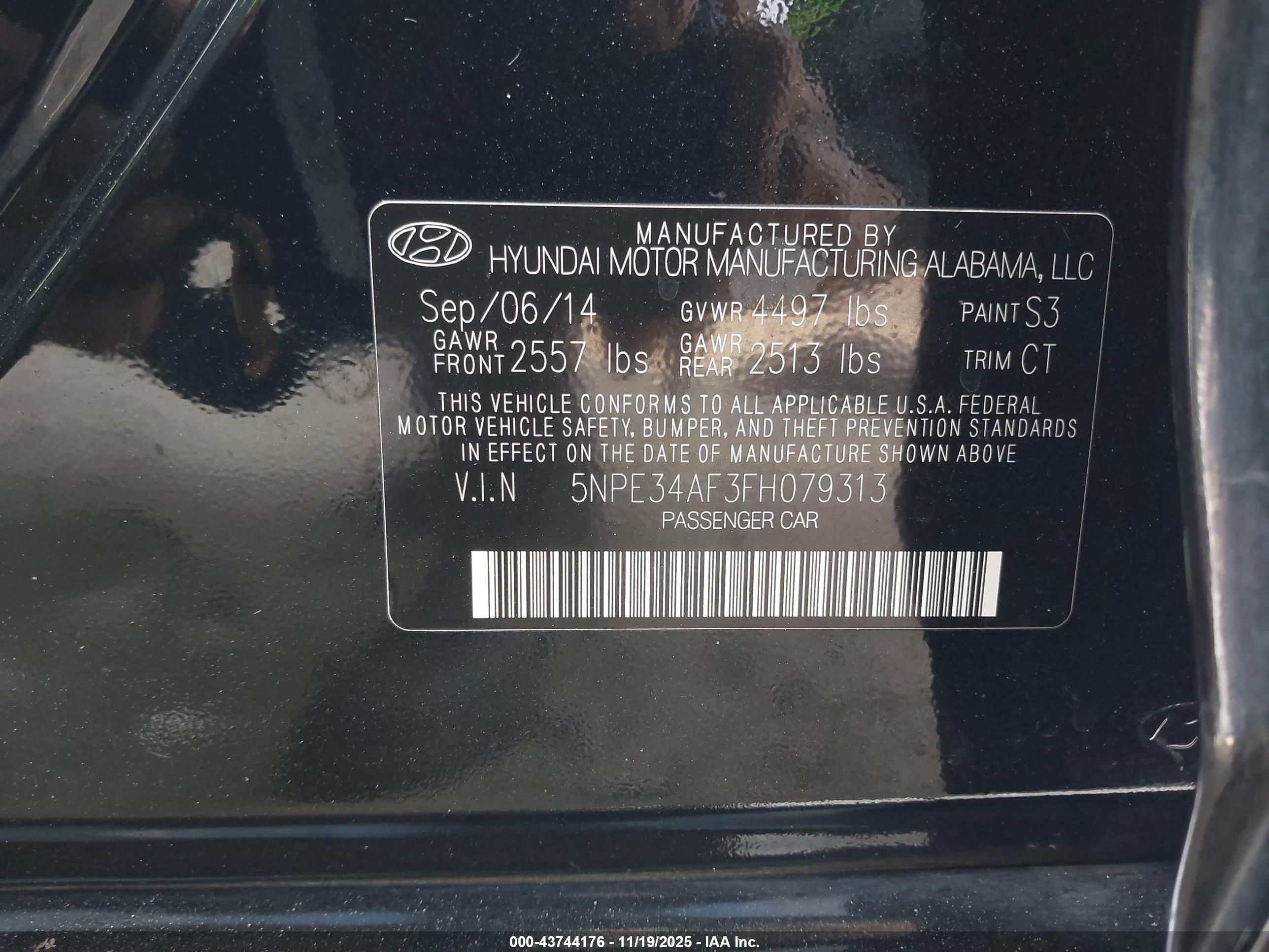 HYUNDAI SONATA image 9