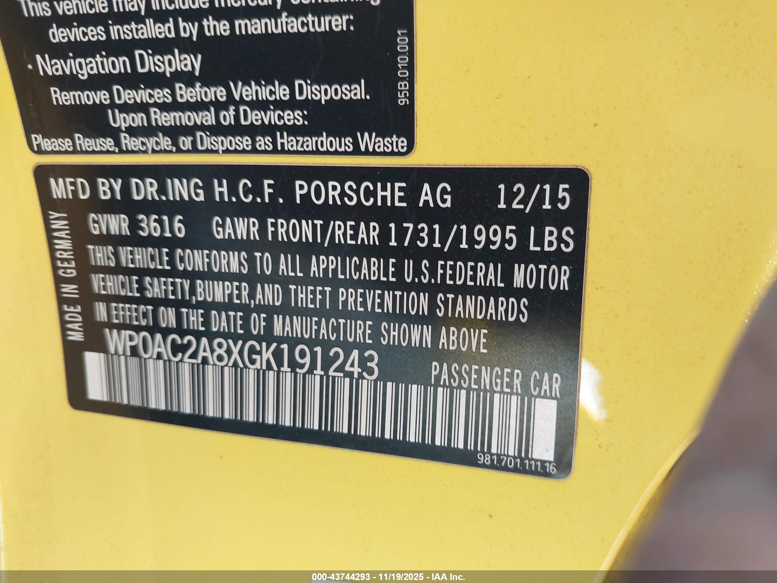 PORSCHE CAYMAN image 9