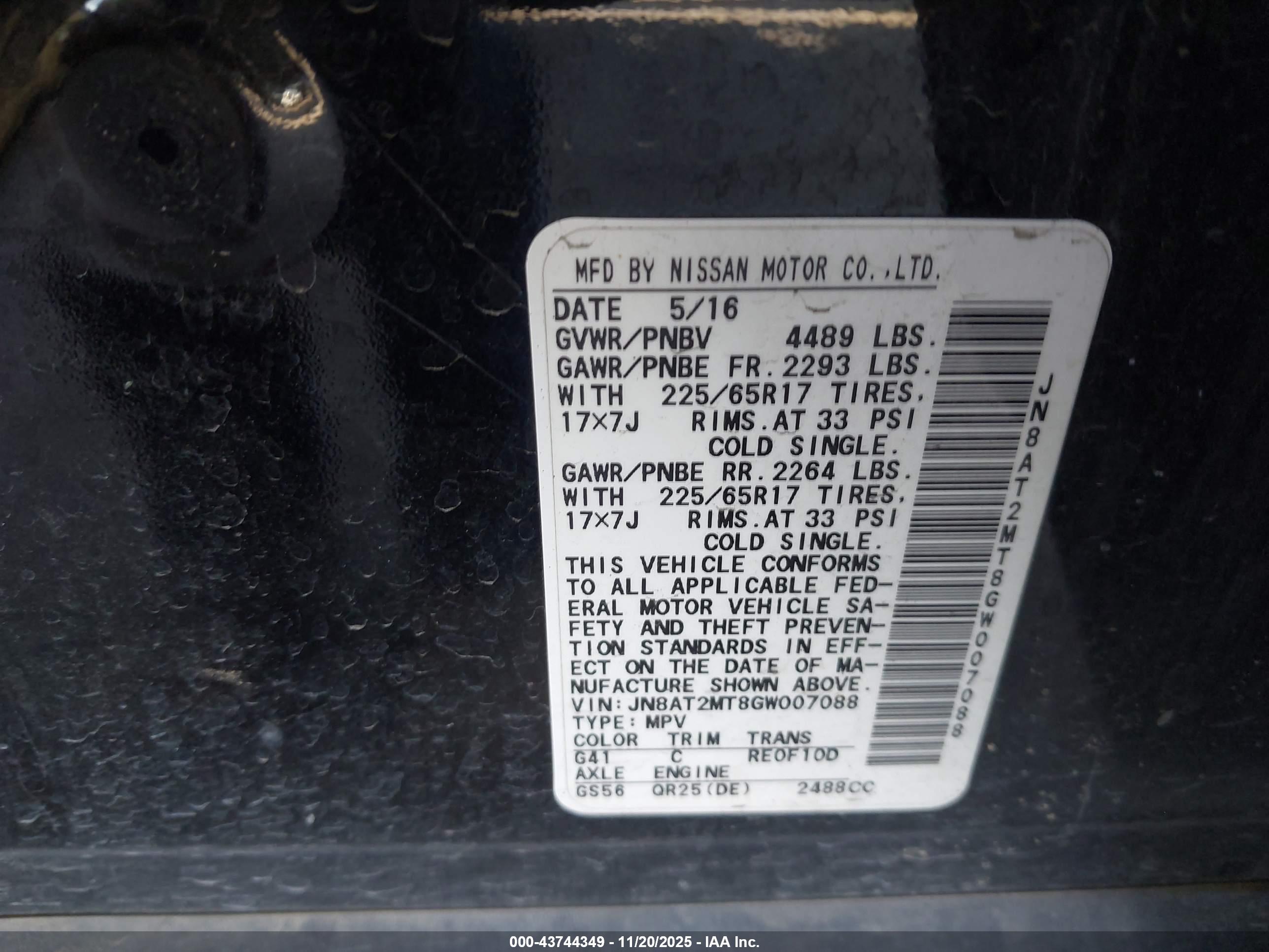 NISSAN ROGUE image 9