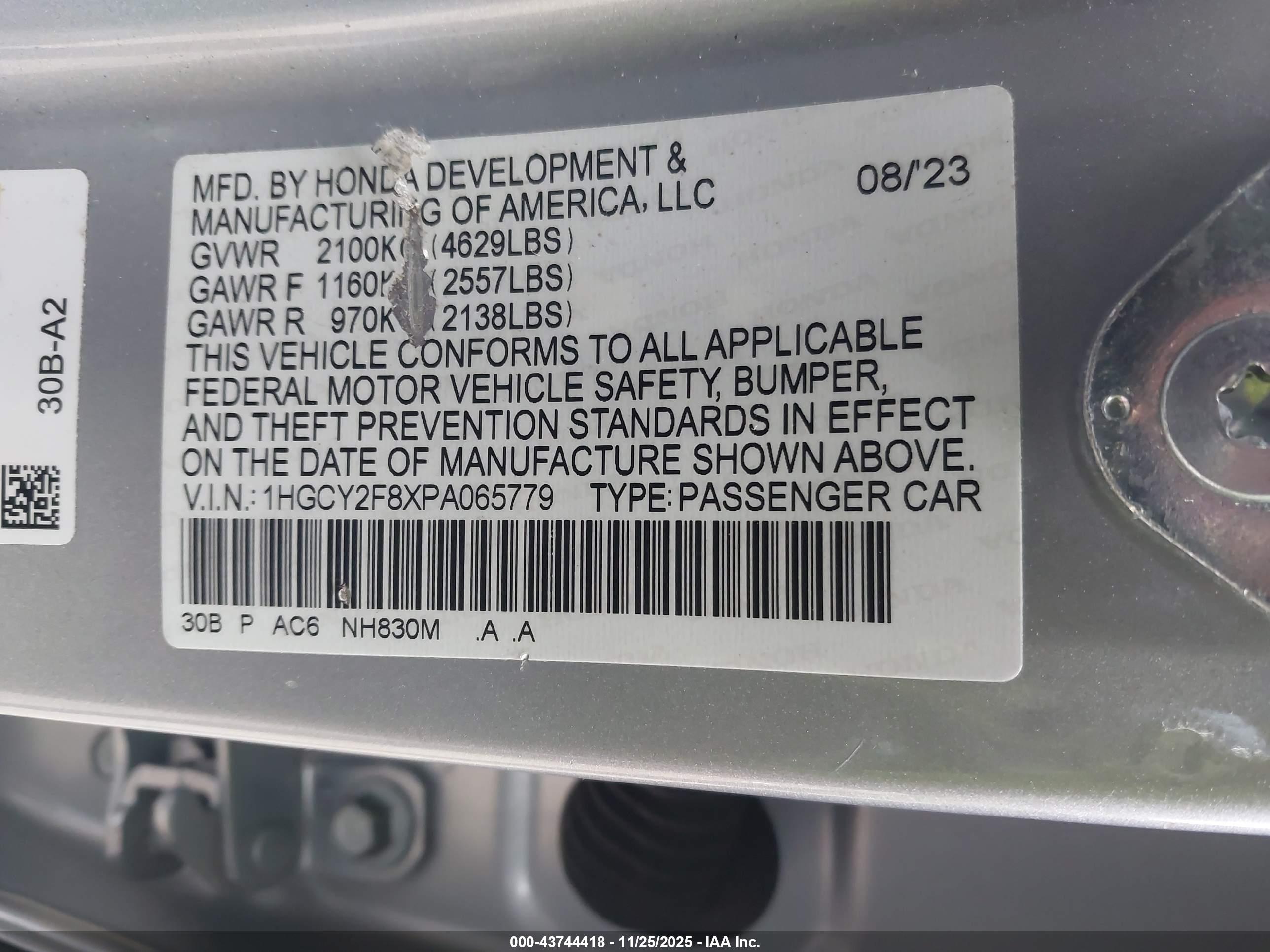 HONDA ACCORD image 9
