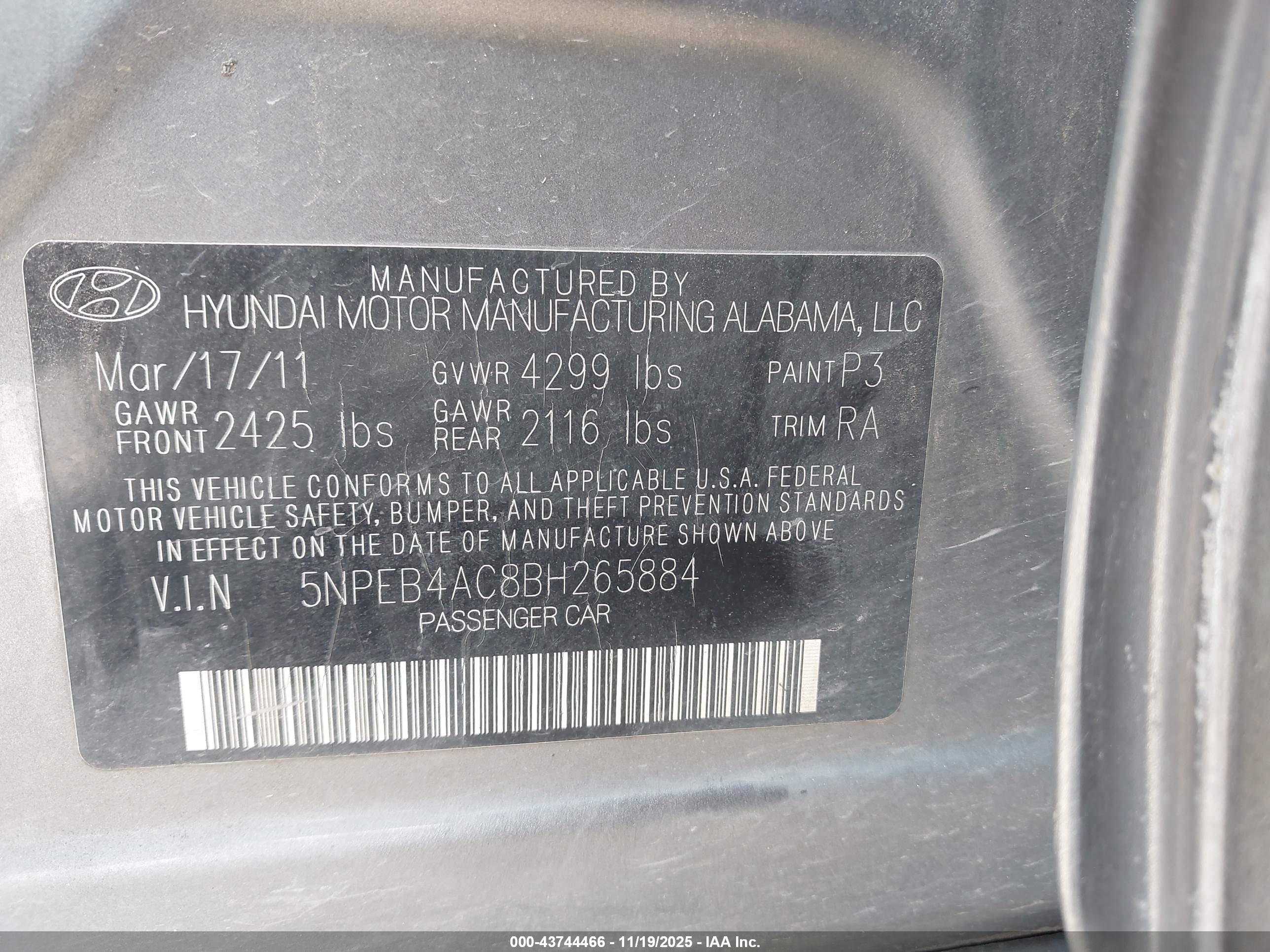 HYUNDAI SONATA image 9