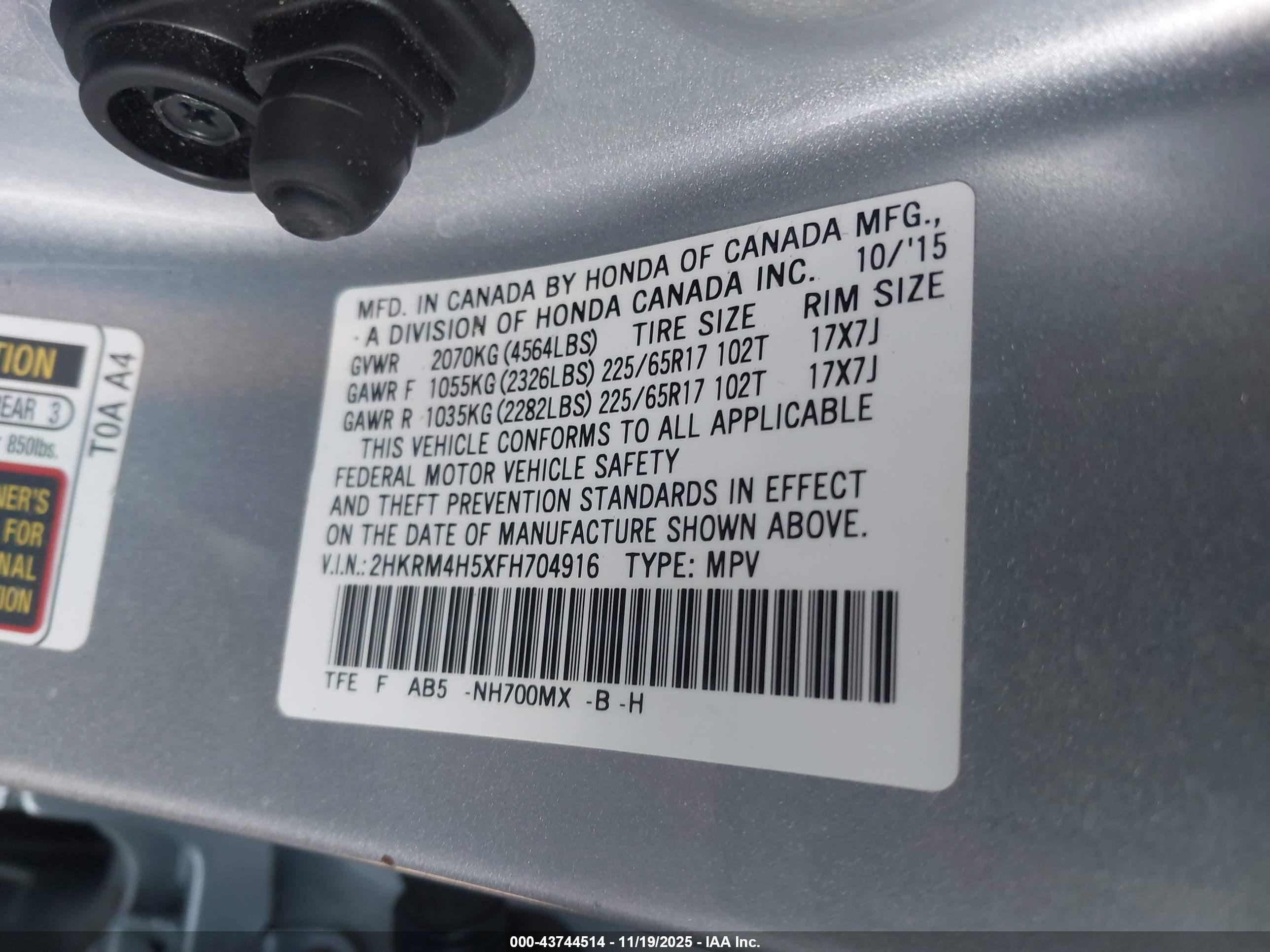 HONDA CR-V image 9