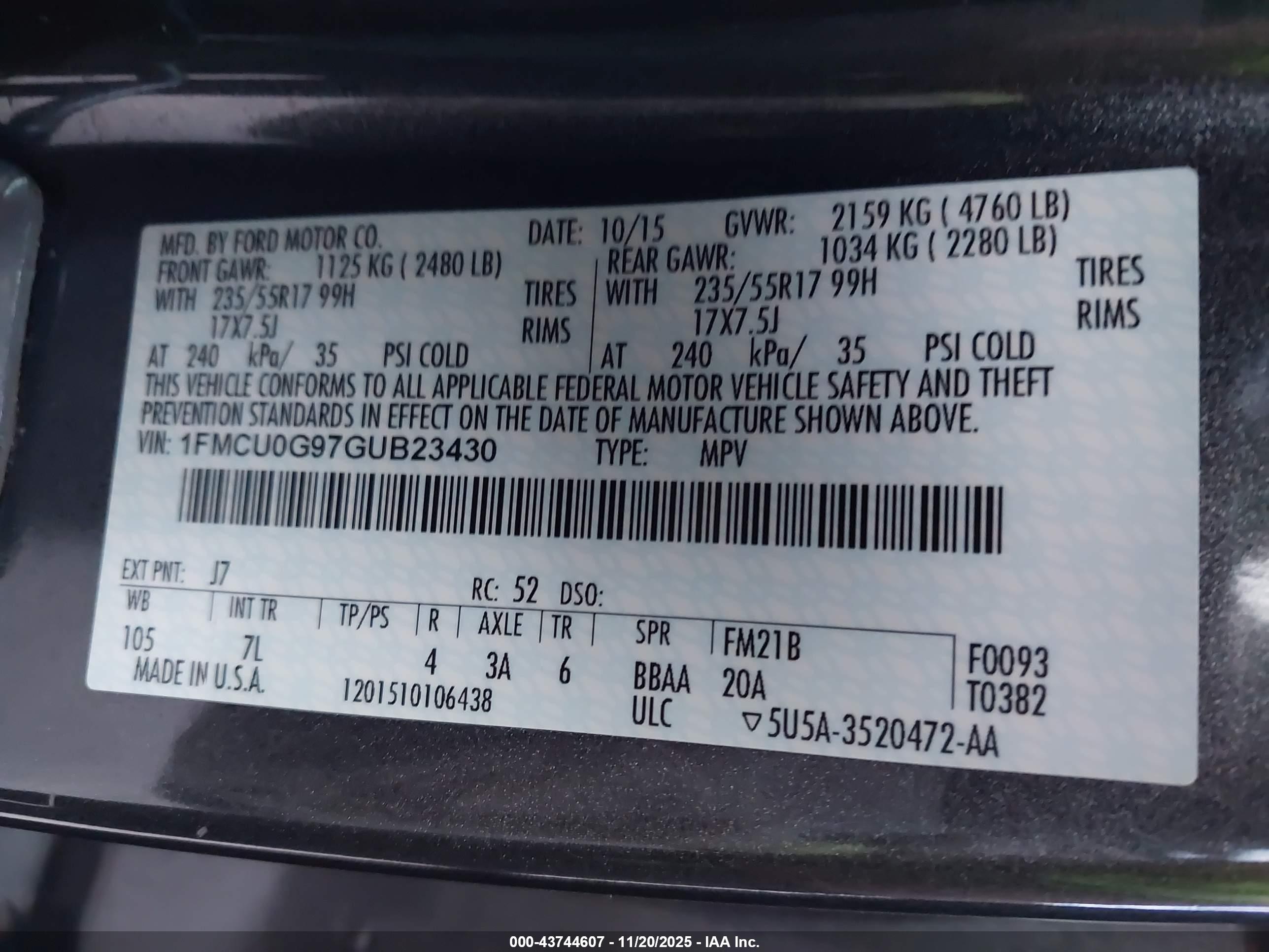 FORD ESCAPE image 9