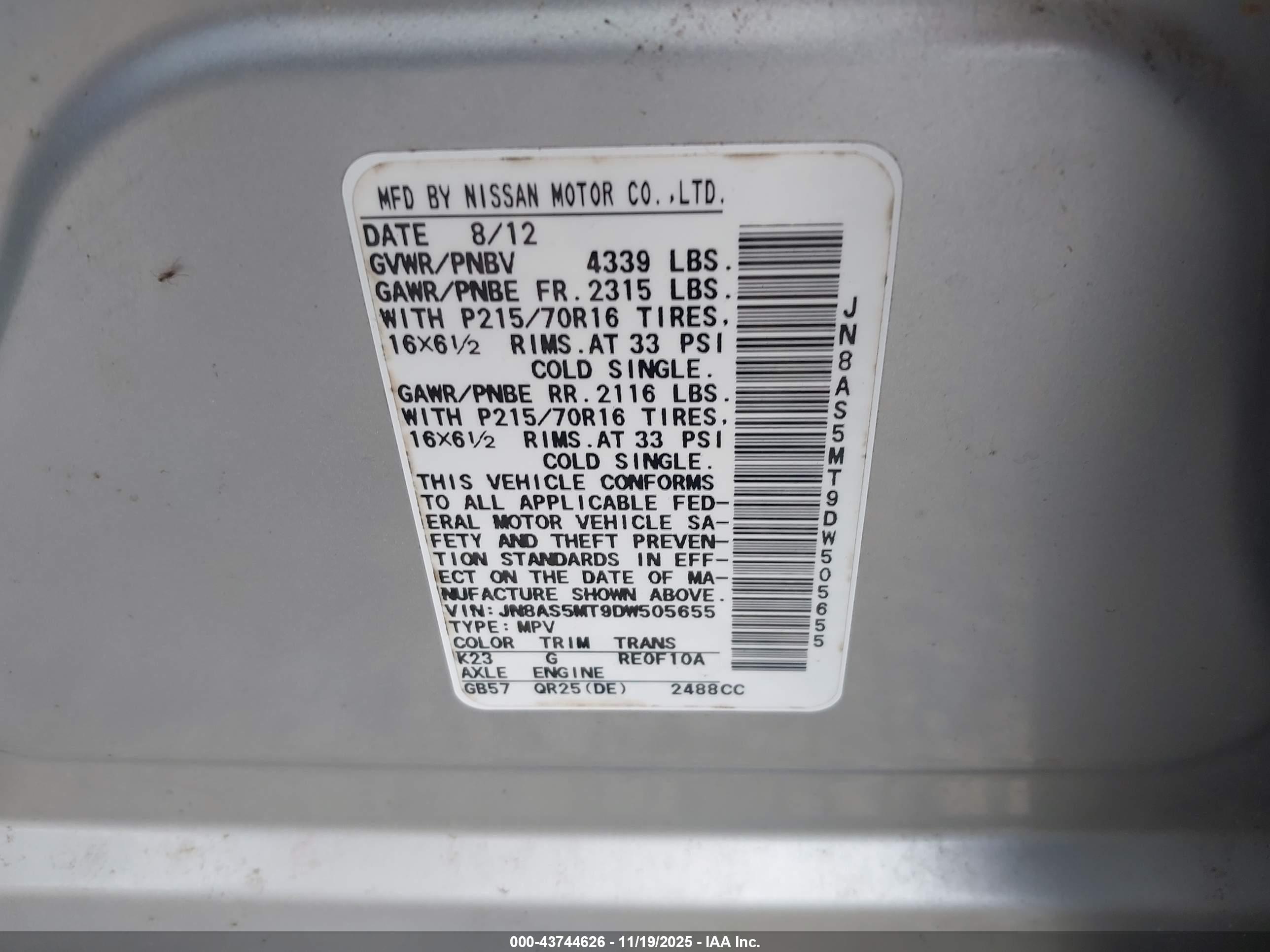 NISSAN ROGUE image 9