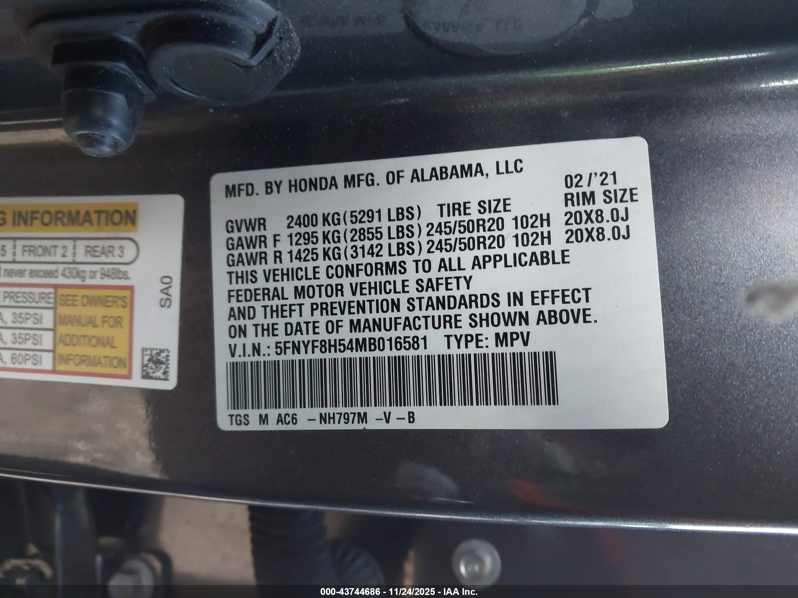 HONDA PASSPORT image 9