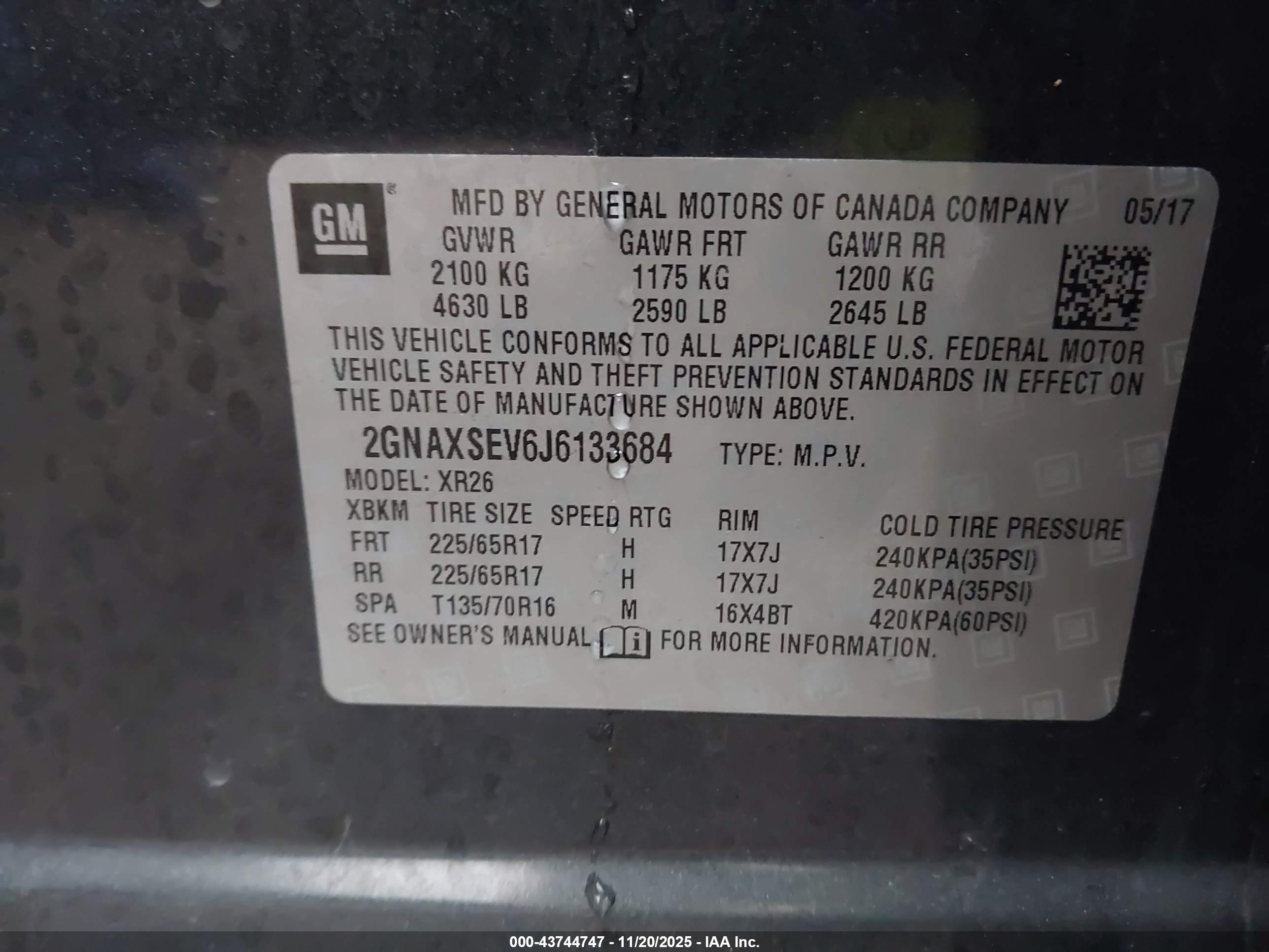 CHEVROLET EQUINOX image 9