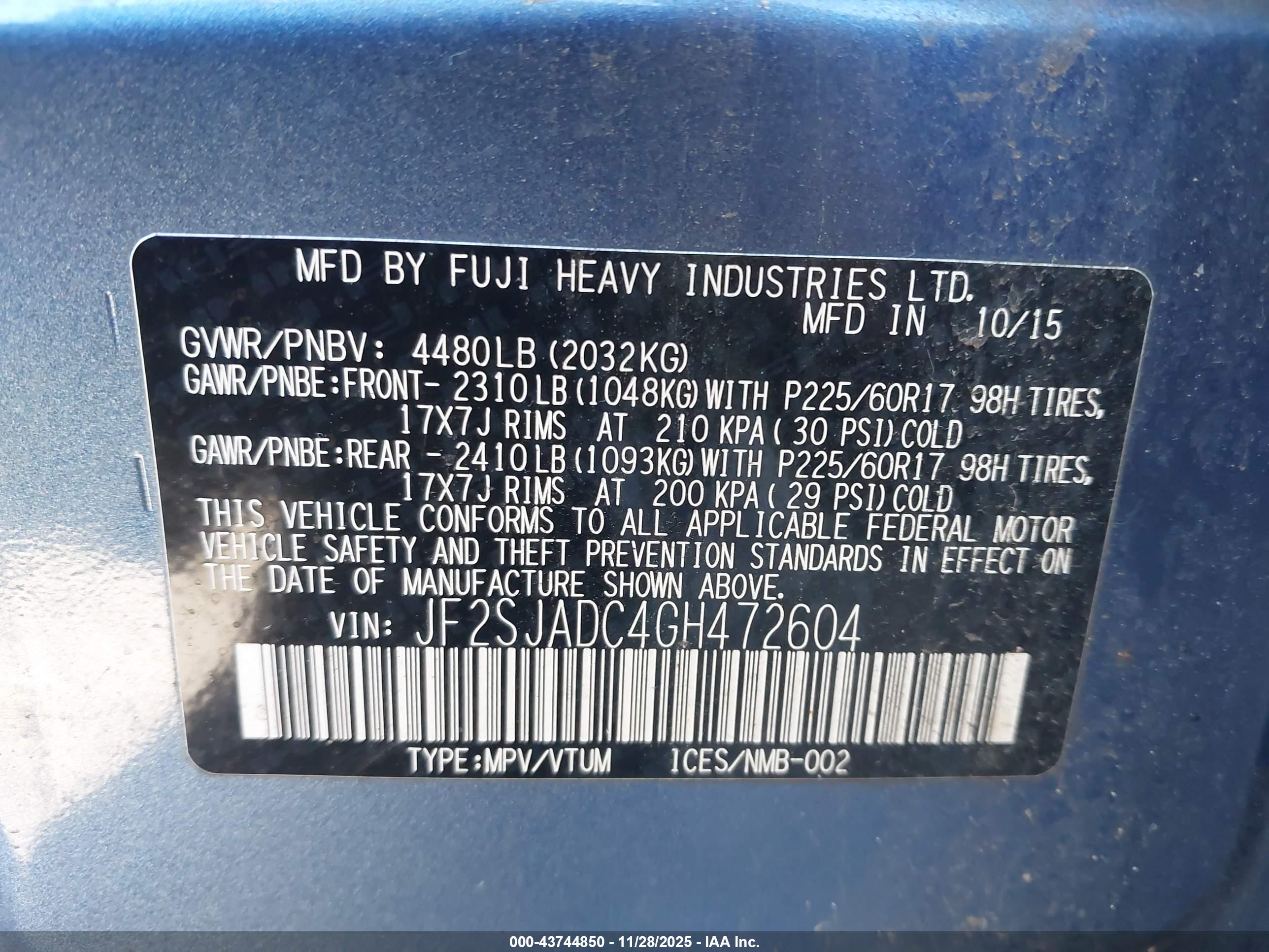 SUBARU FORESTER image 9