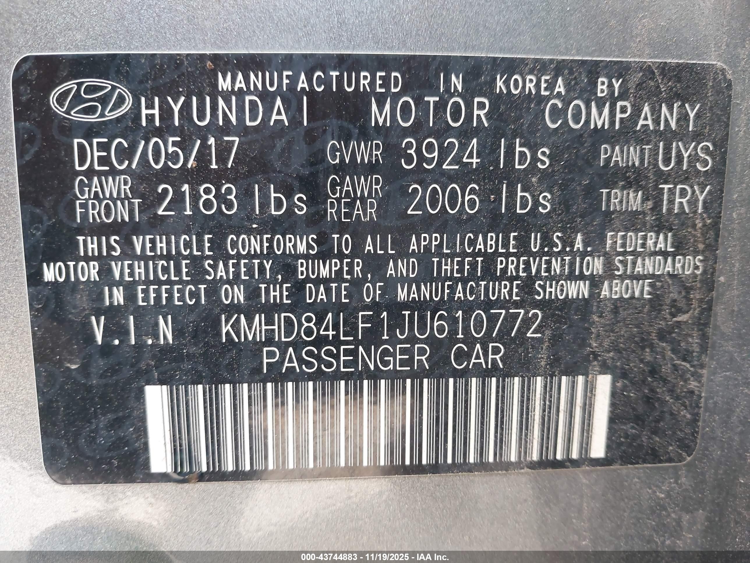 HYUNDAI ELANTRA image 9