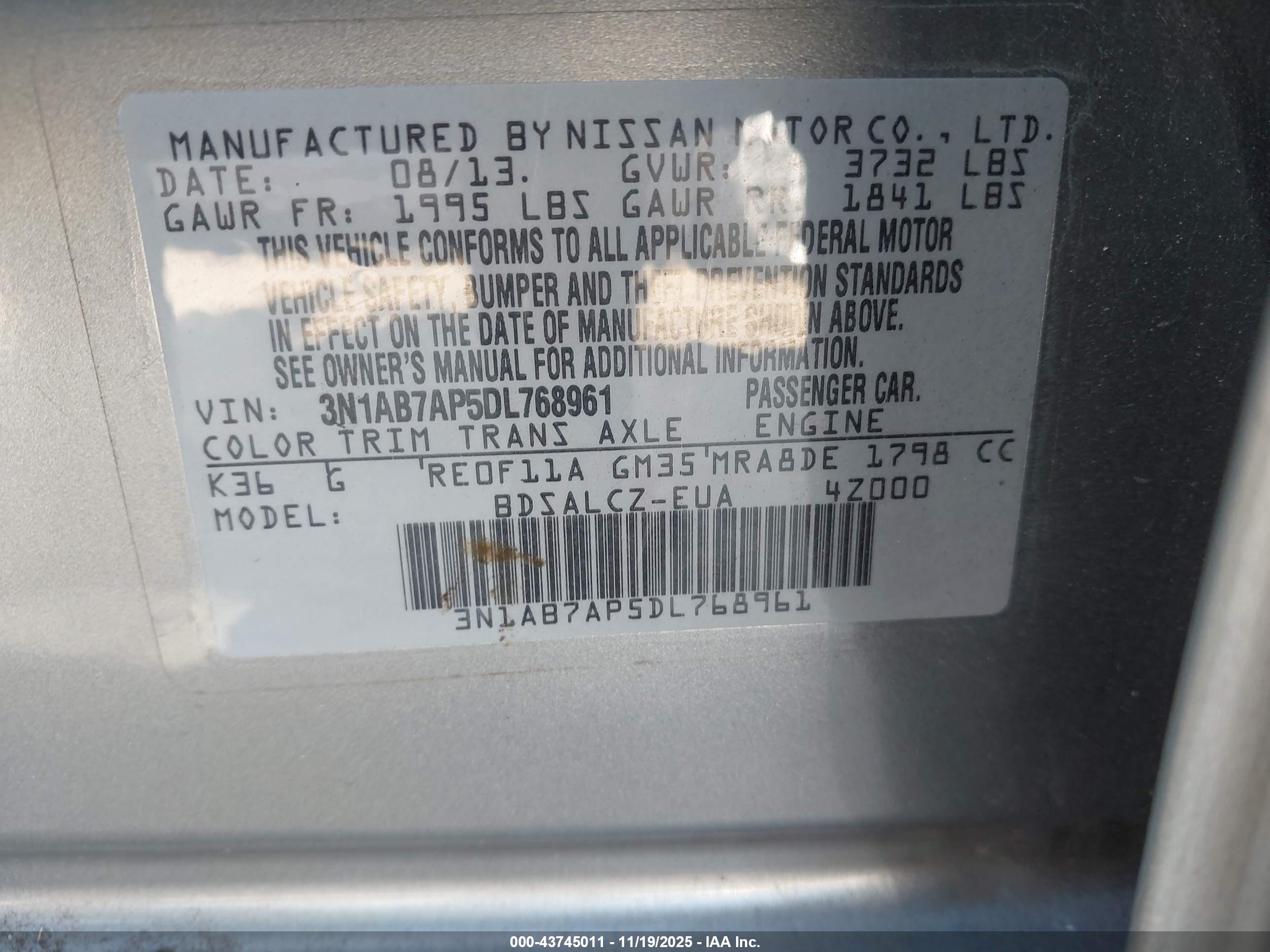 NISSAN SENTRA image 9