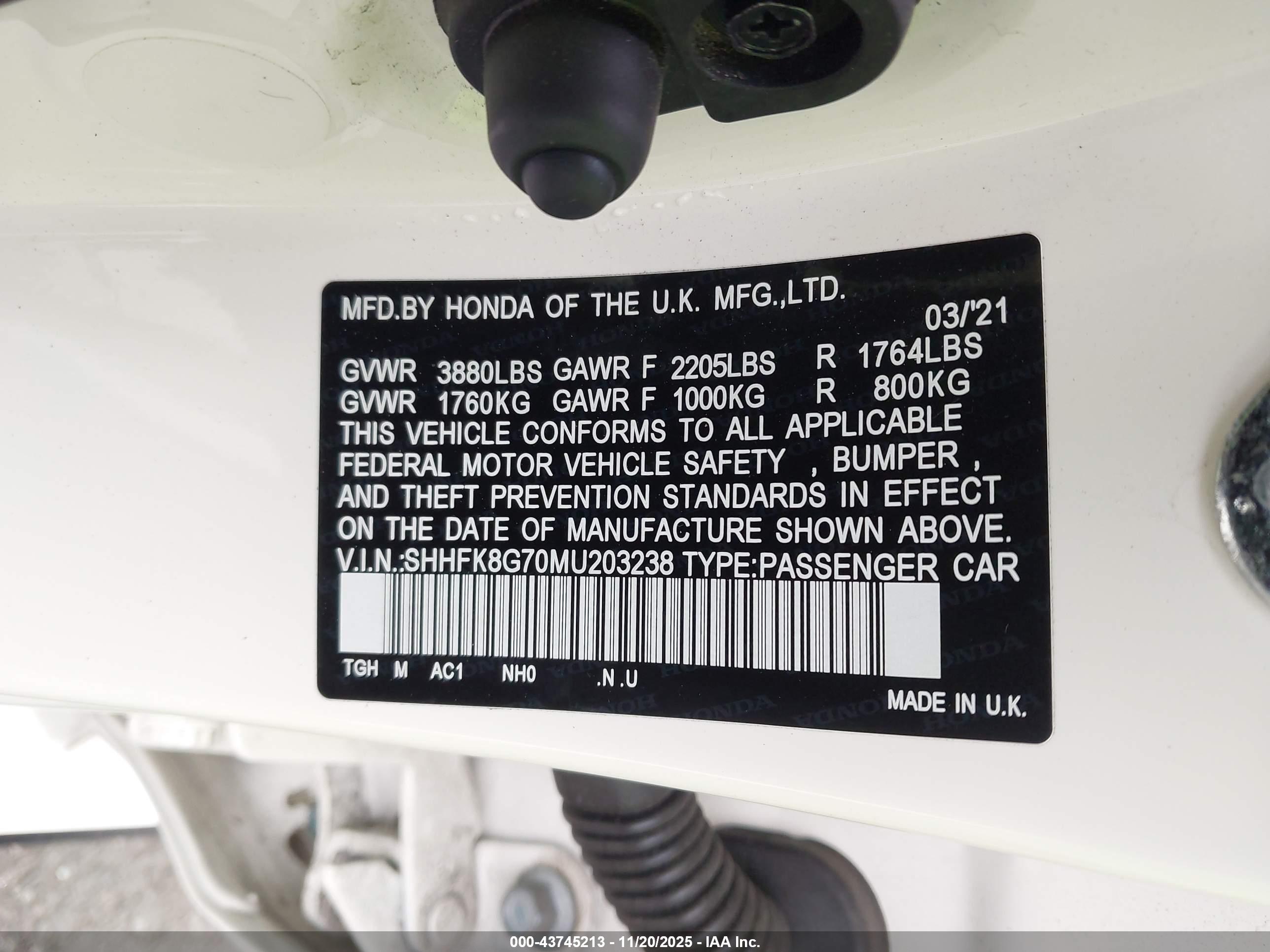 HONDA CIVIC image 9