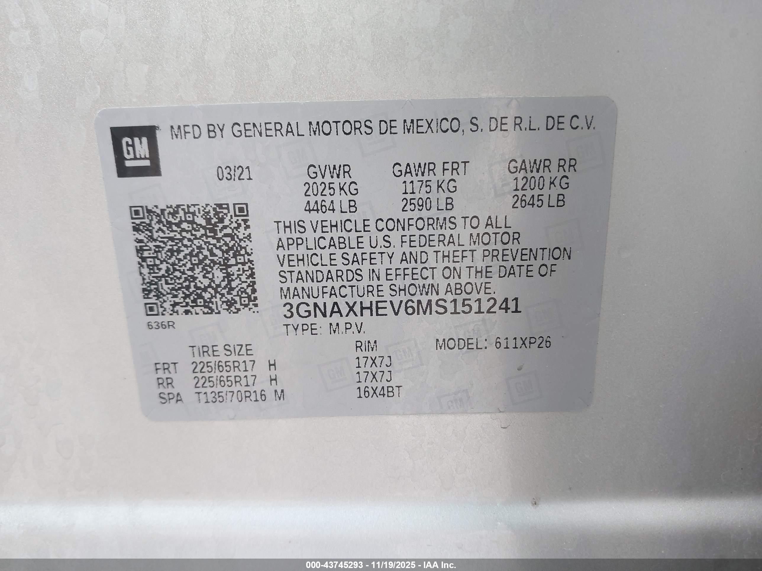 CHEVROLET EQUINOX image 9