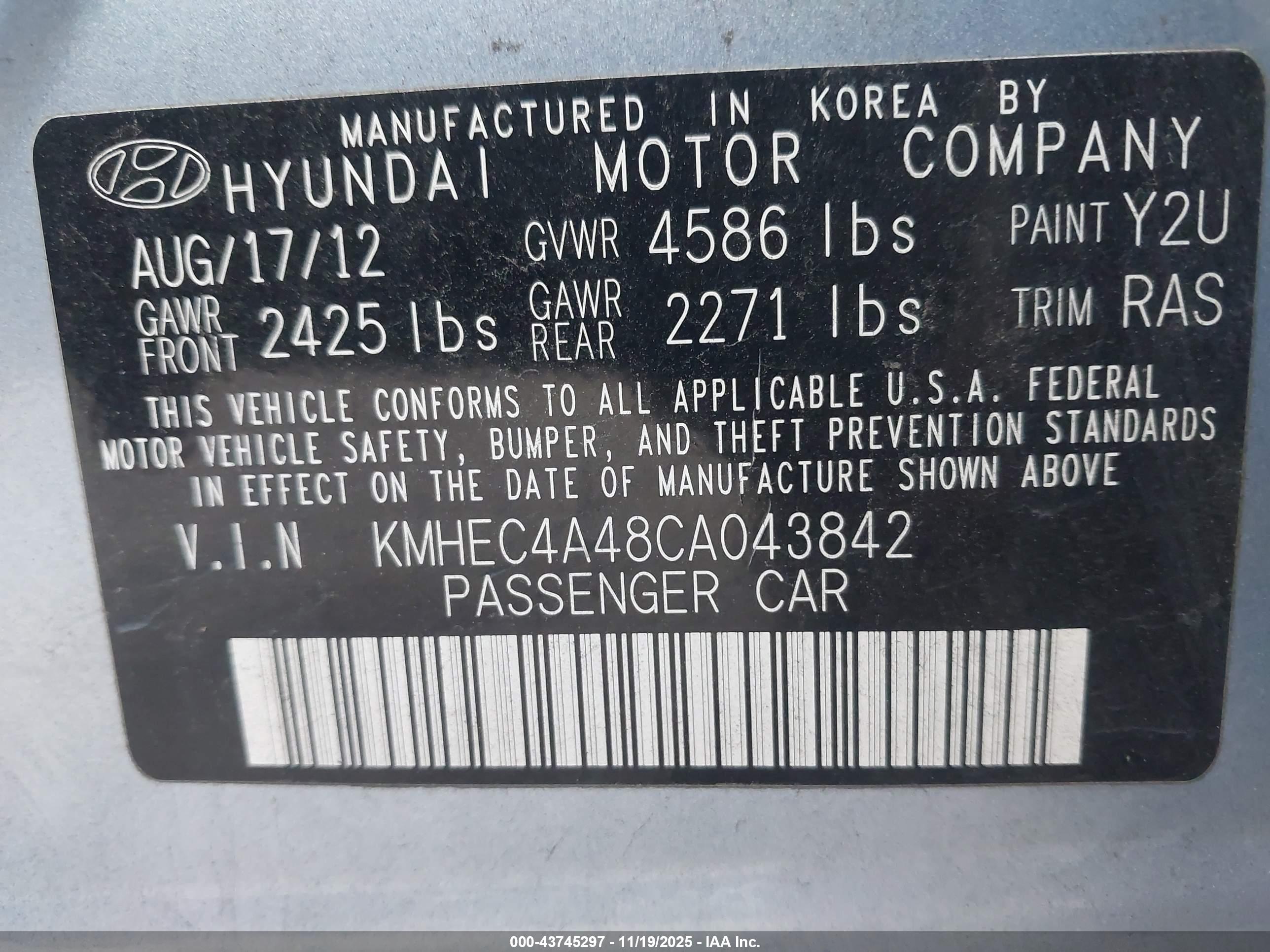 HYUNDAI SONATA image 9