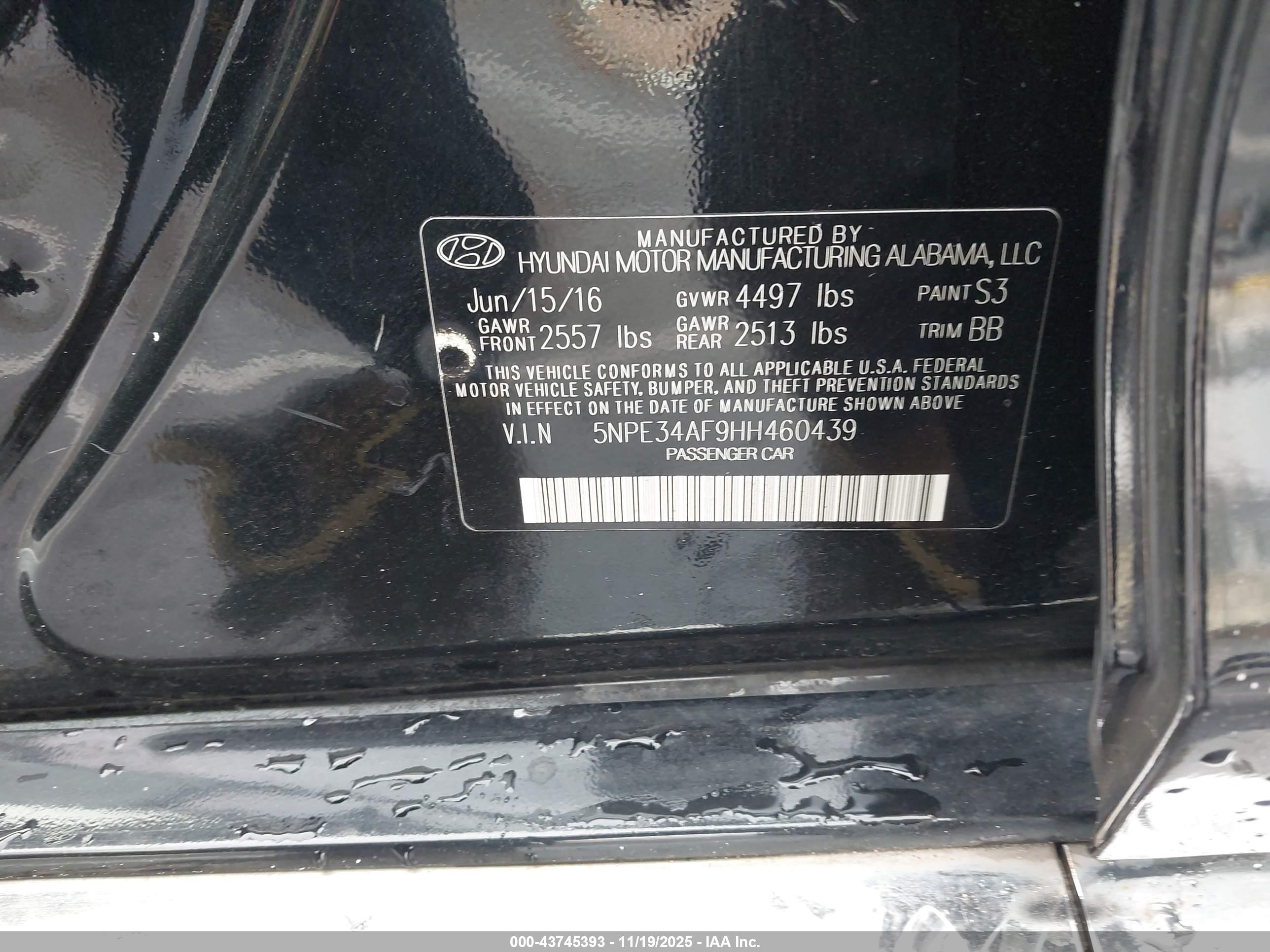 HYUNDAI SONATA image 9