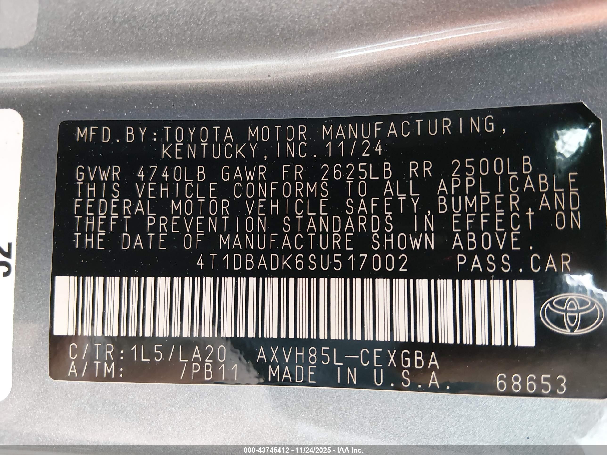 TOYOTA CAMRY image 9