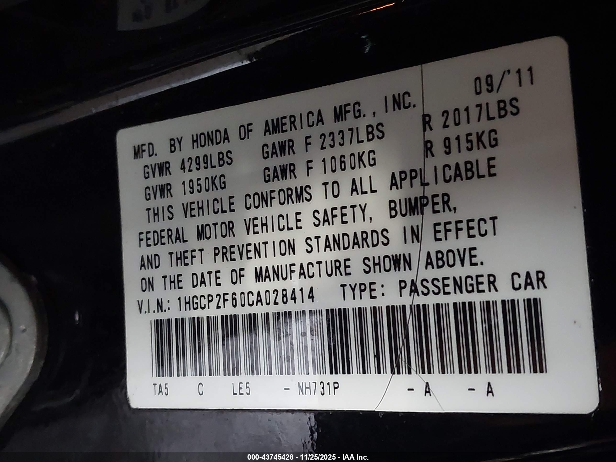 HONDA ACCORD image 9