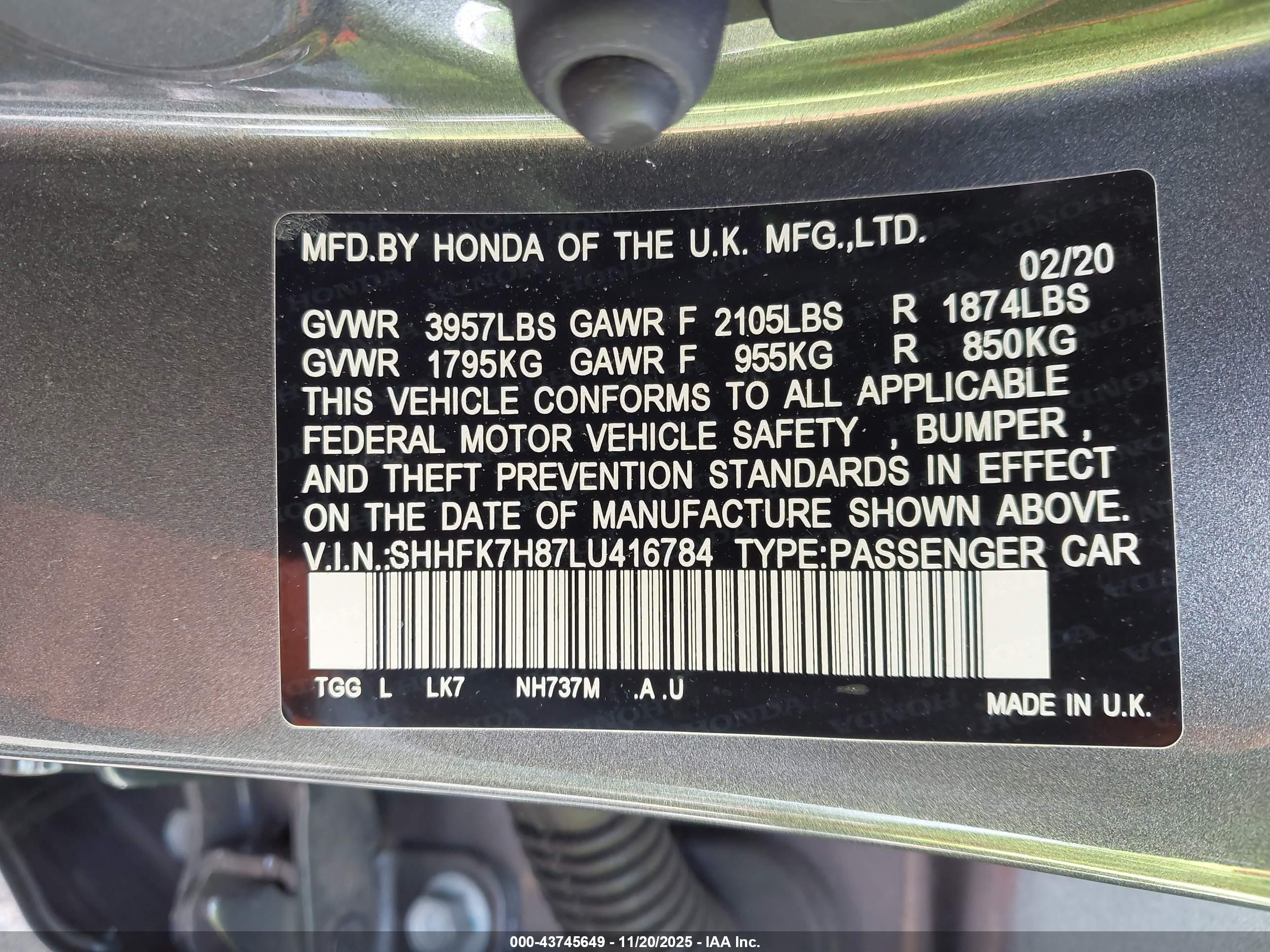 HONDA CIVIC image 9