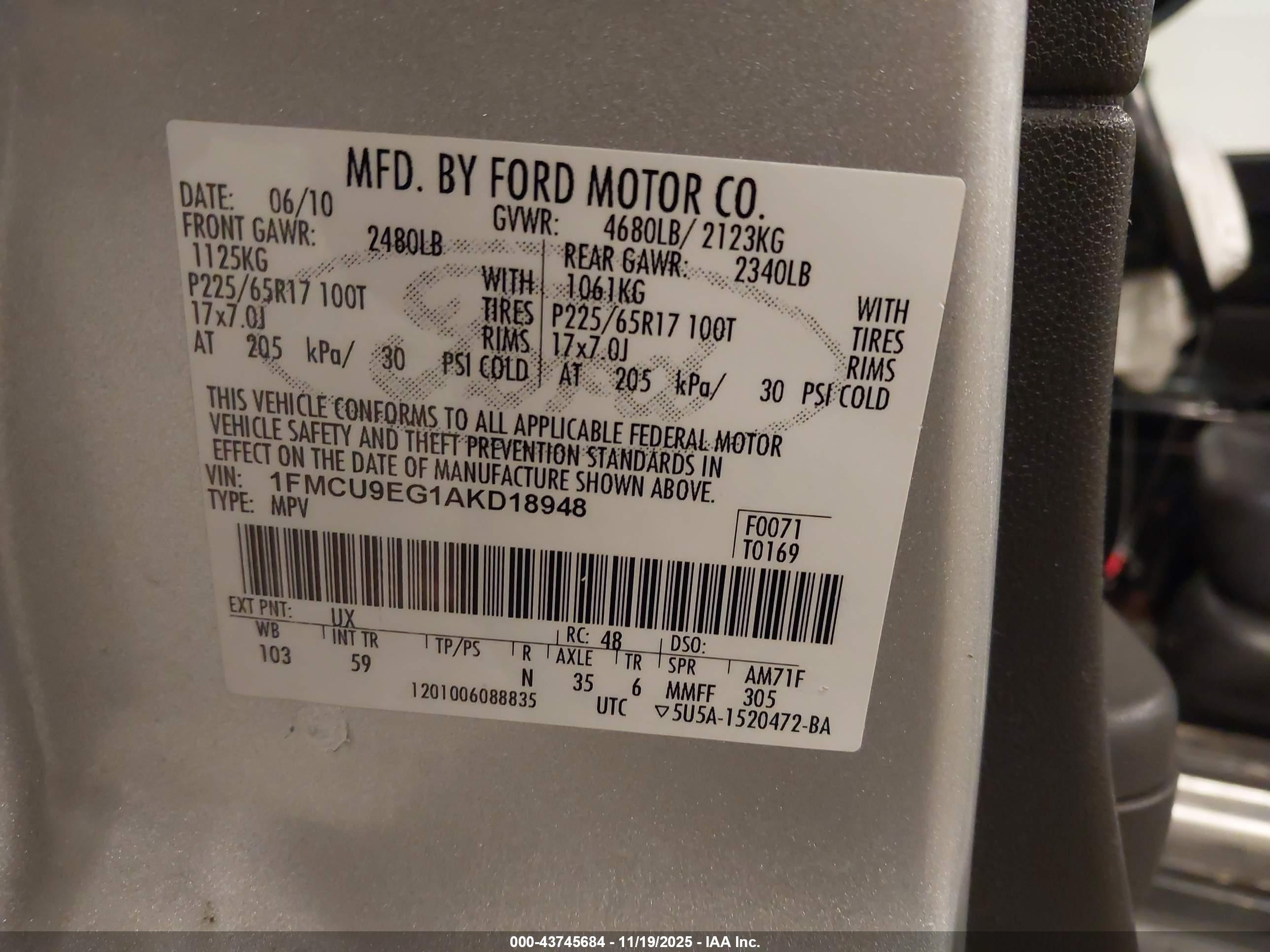 FORD ESCAPE image 9