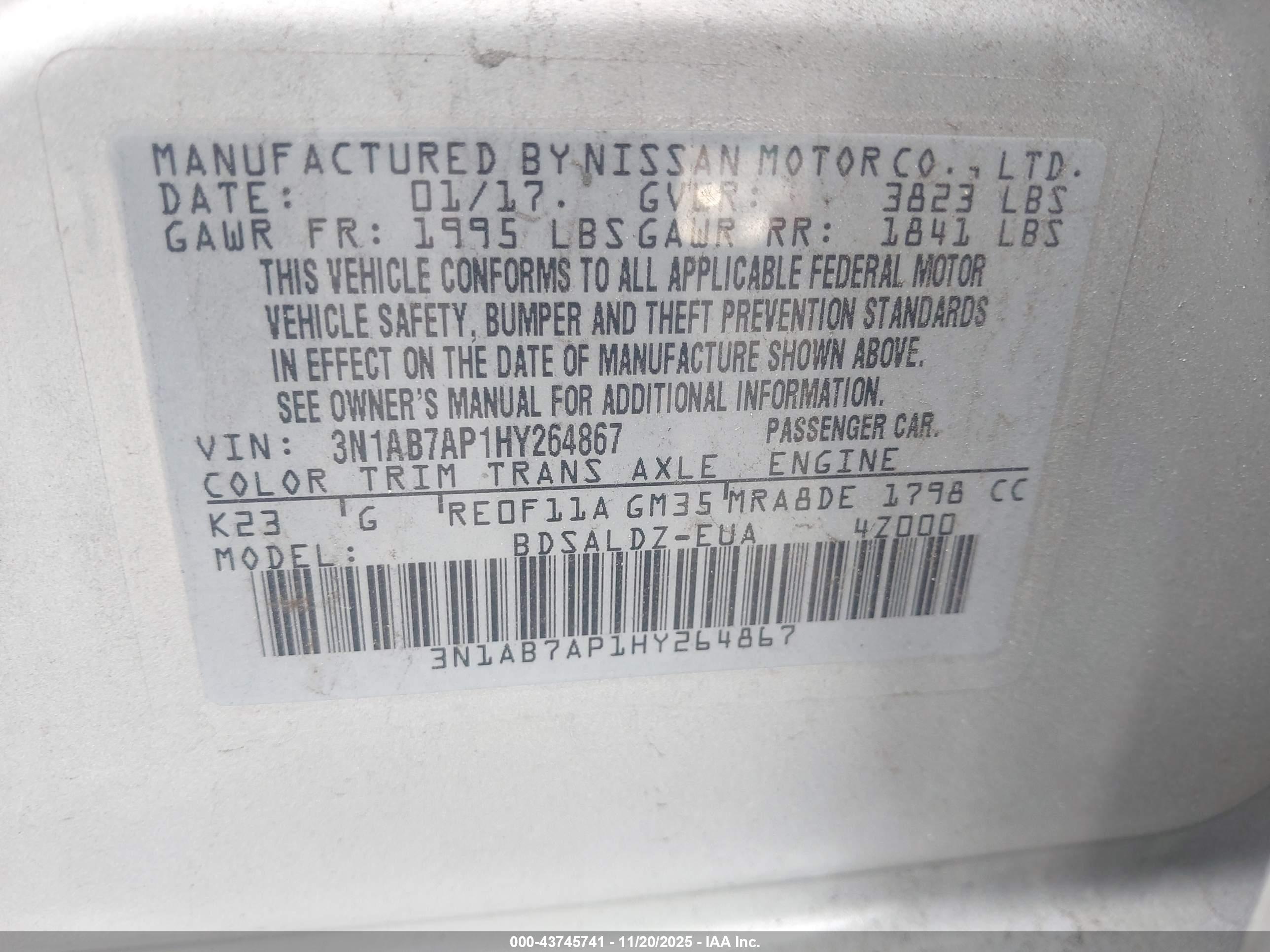 NISSAN SENTRA image 9
