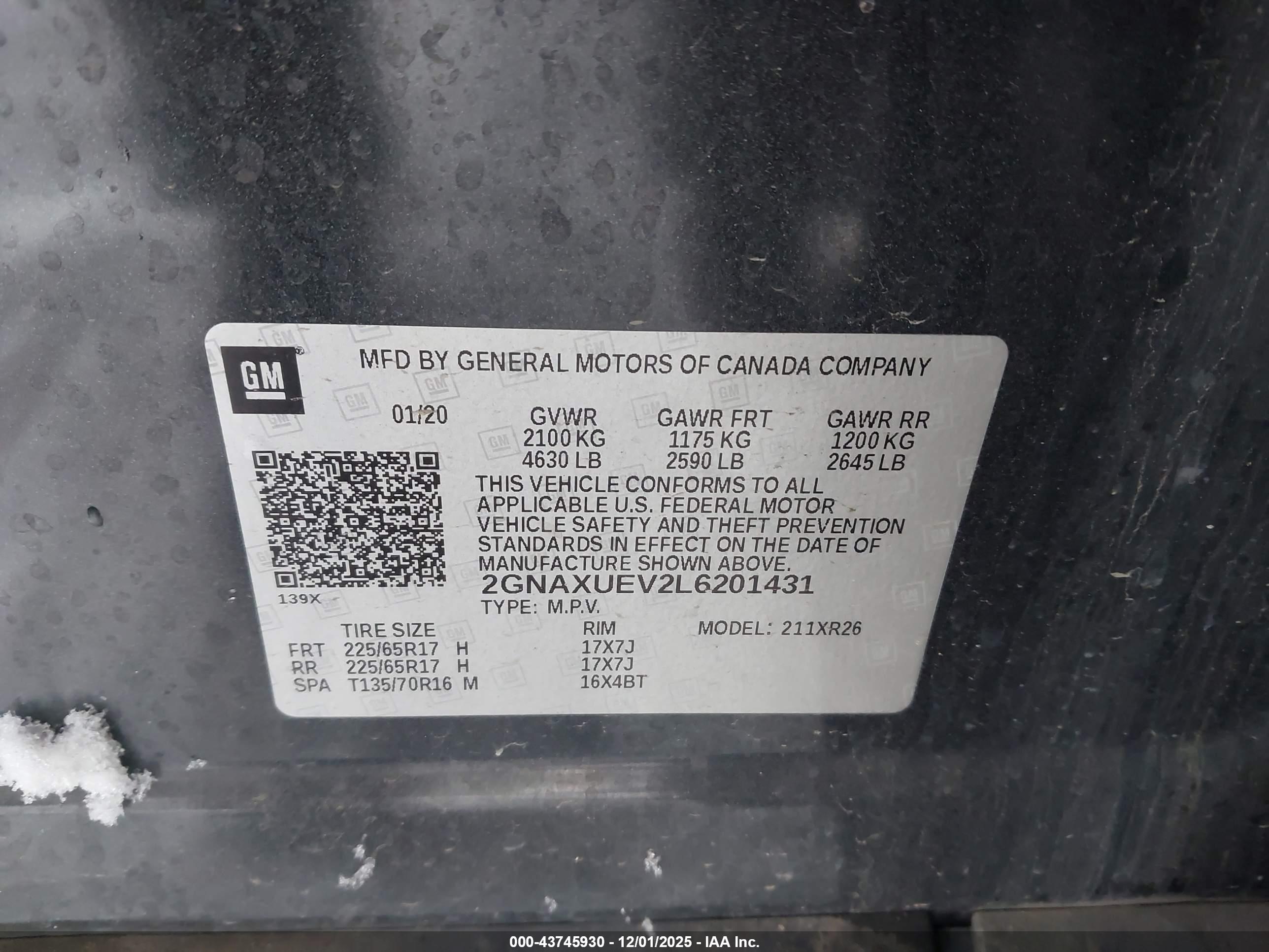 CHEVROLET EQUINOX image 9