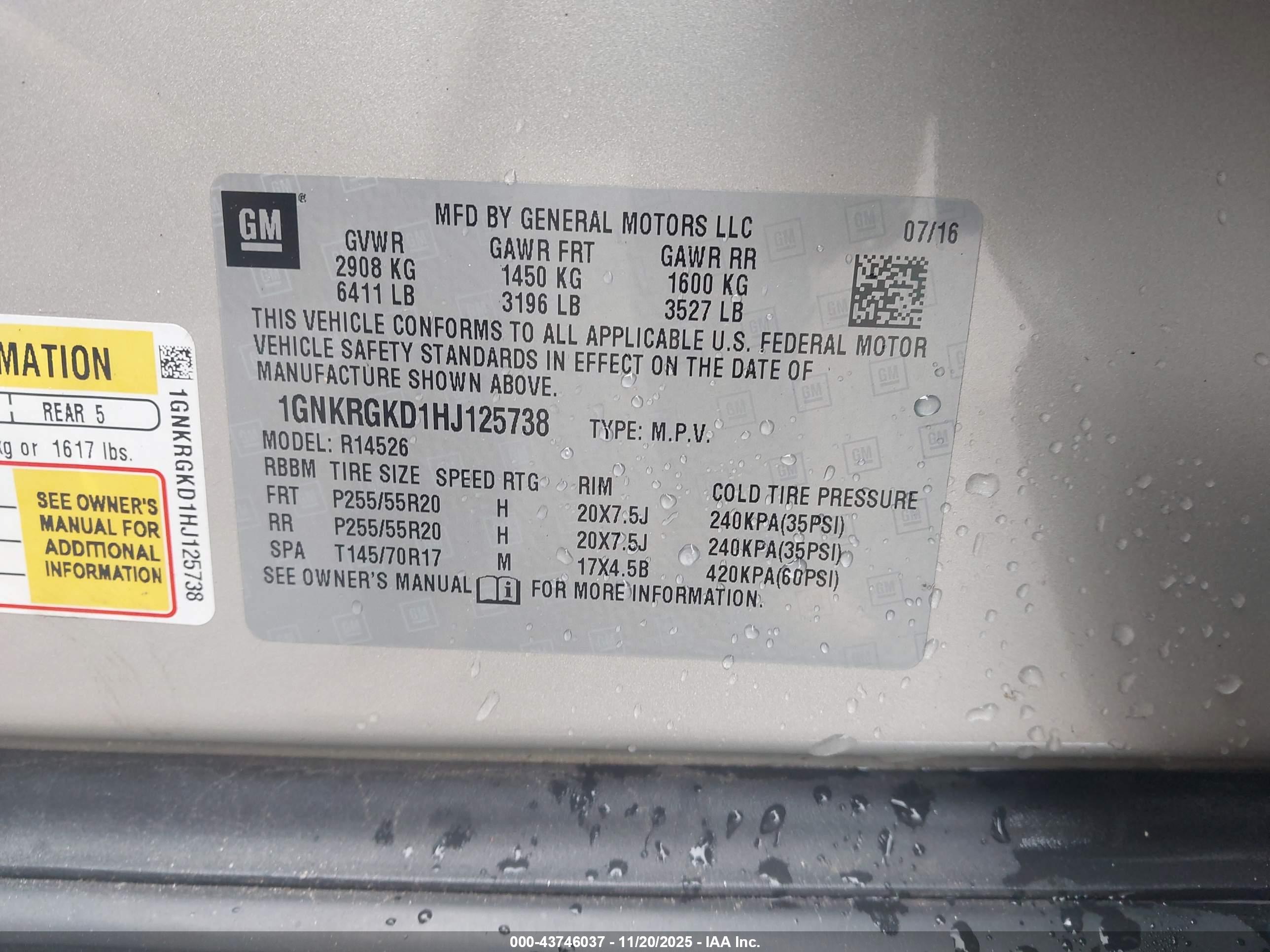 CHEVROLET TRAVERSE image 9