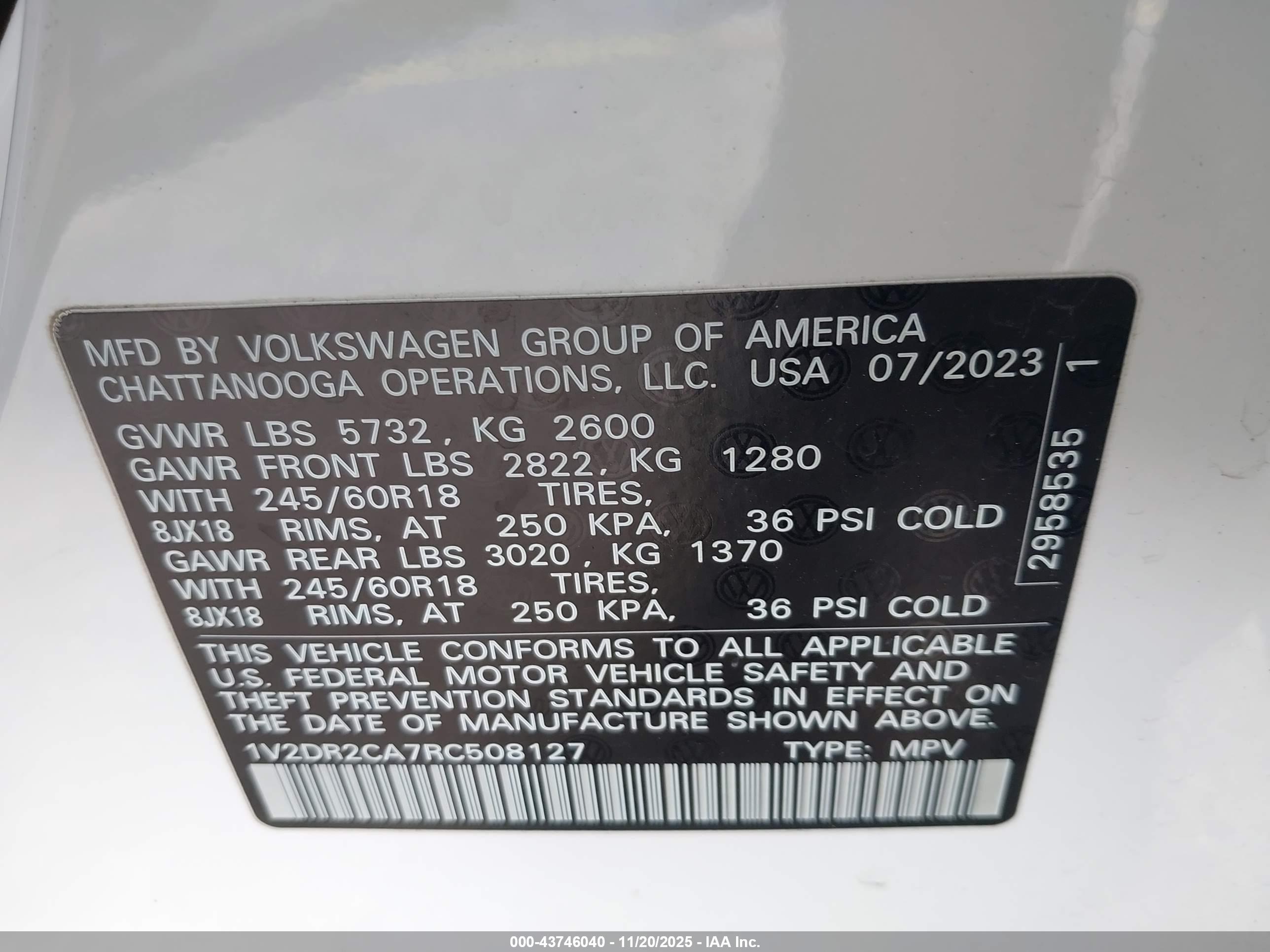 VOLKSWAGEN ATLAS image 9