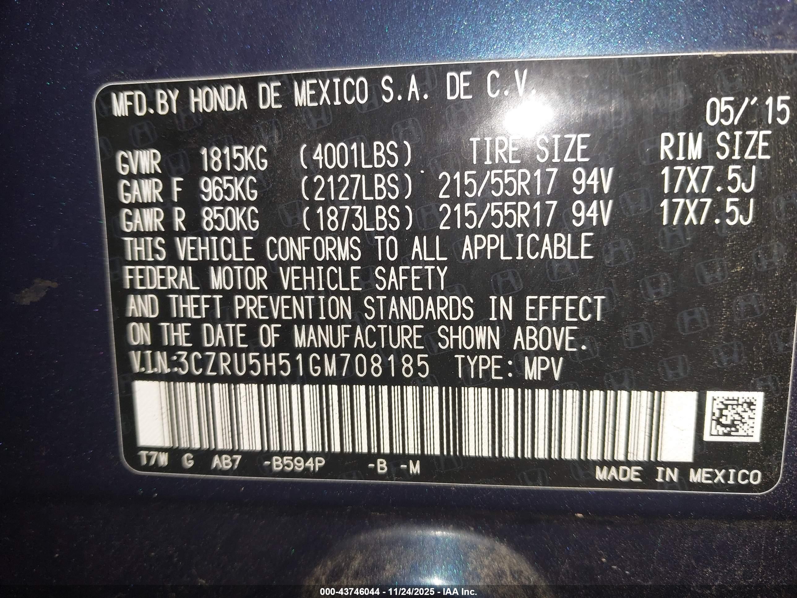 HONDA HR-V image 9