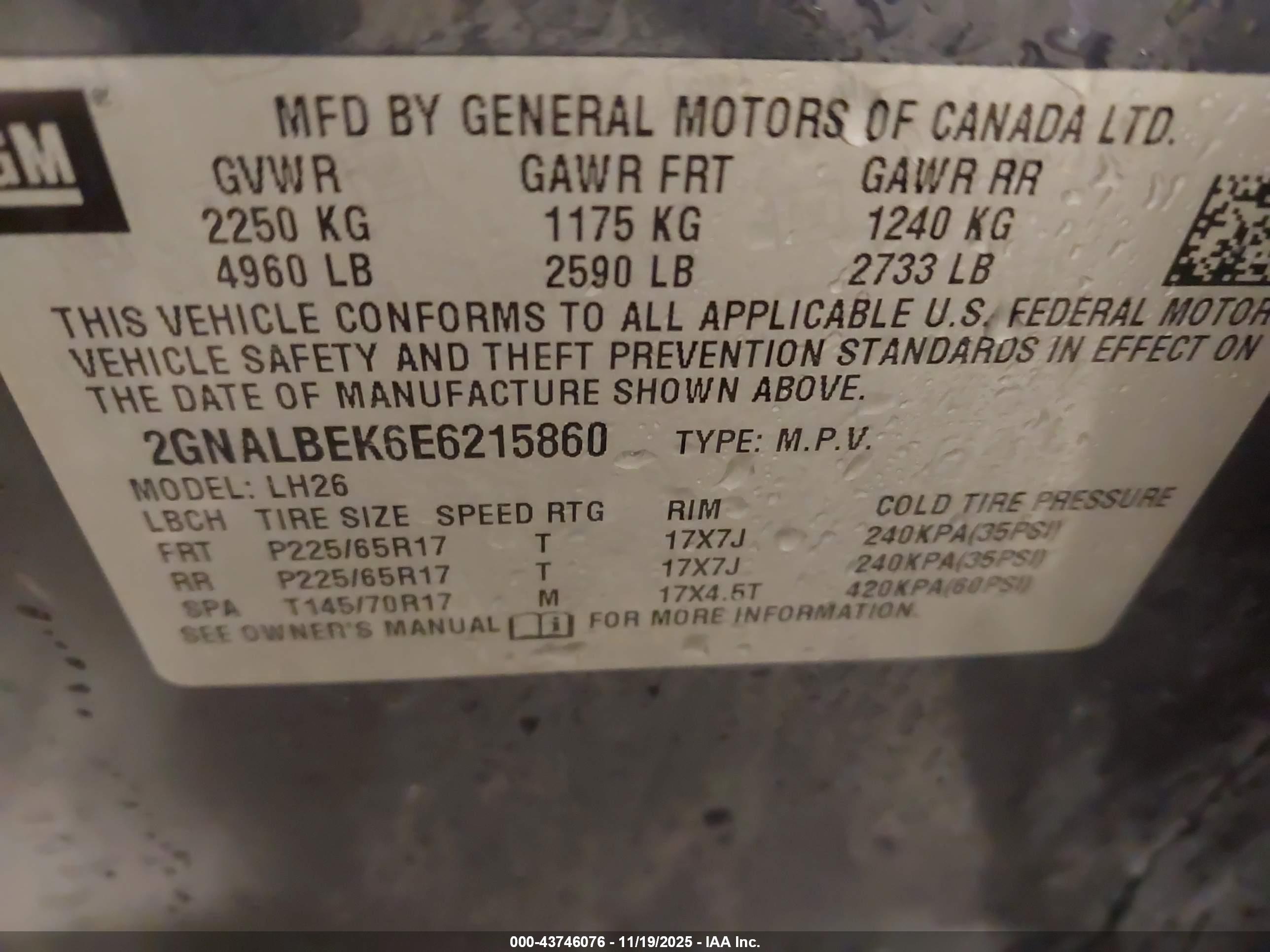 CHEVROLET EQUINOX image 9