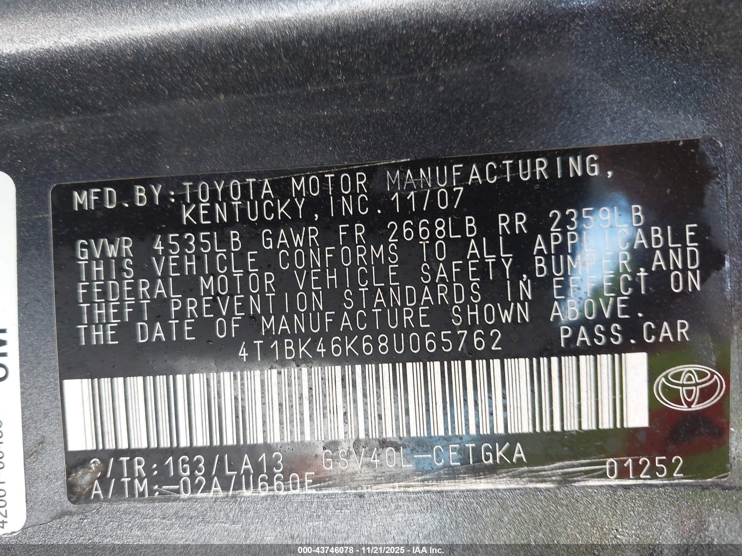 TOYOTA CAMRY image 9