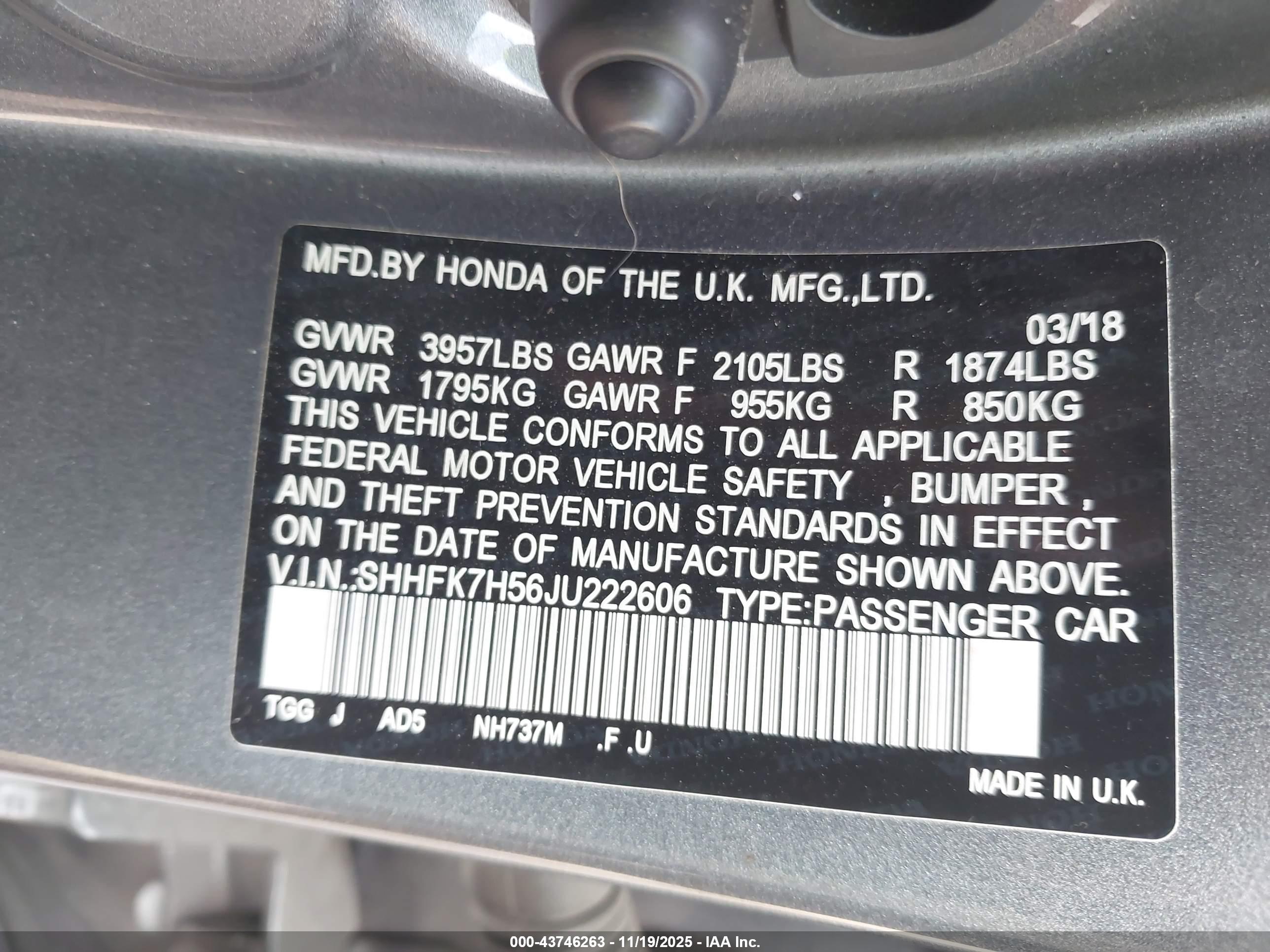 HONDA CIVIC image 9