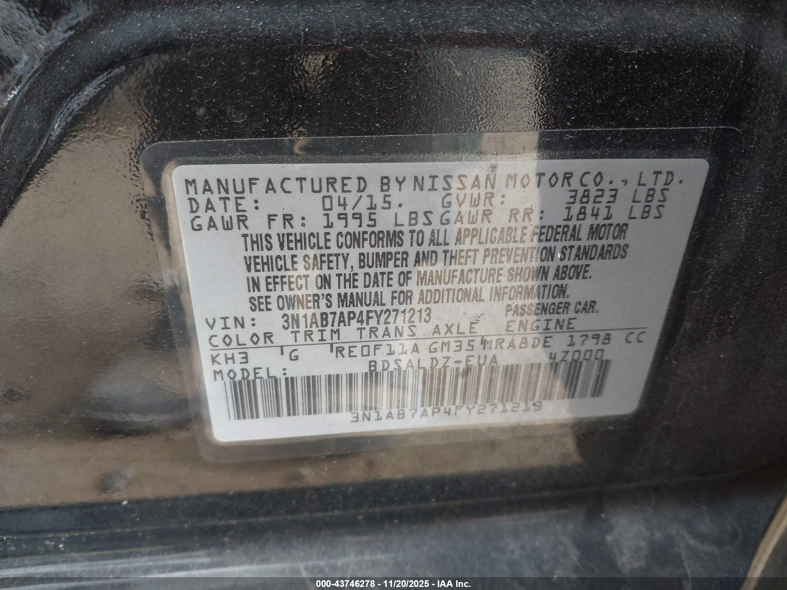 NISSAN SENTRA image 9