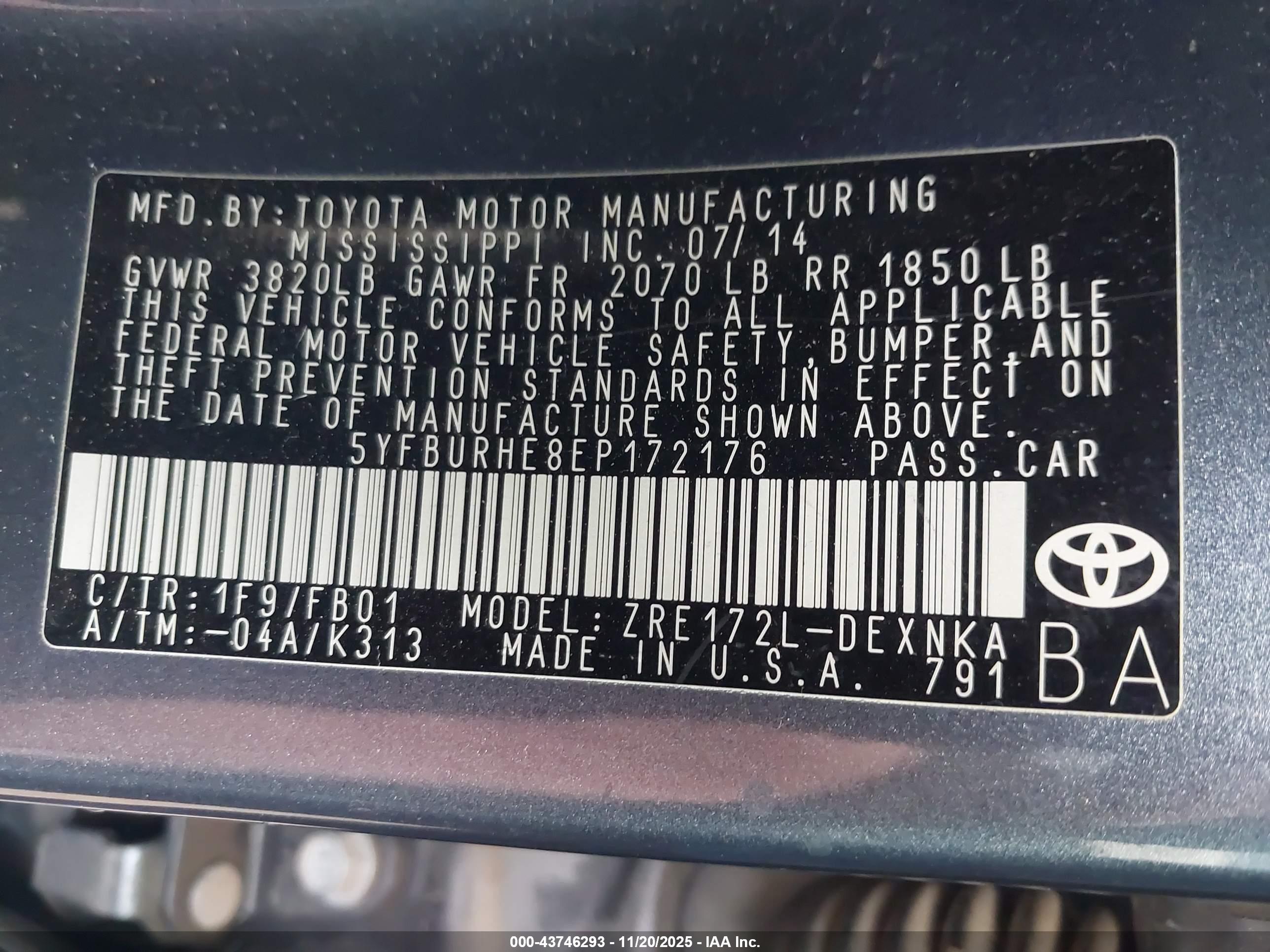 TOYOTA COROLLA image 9