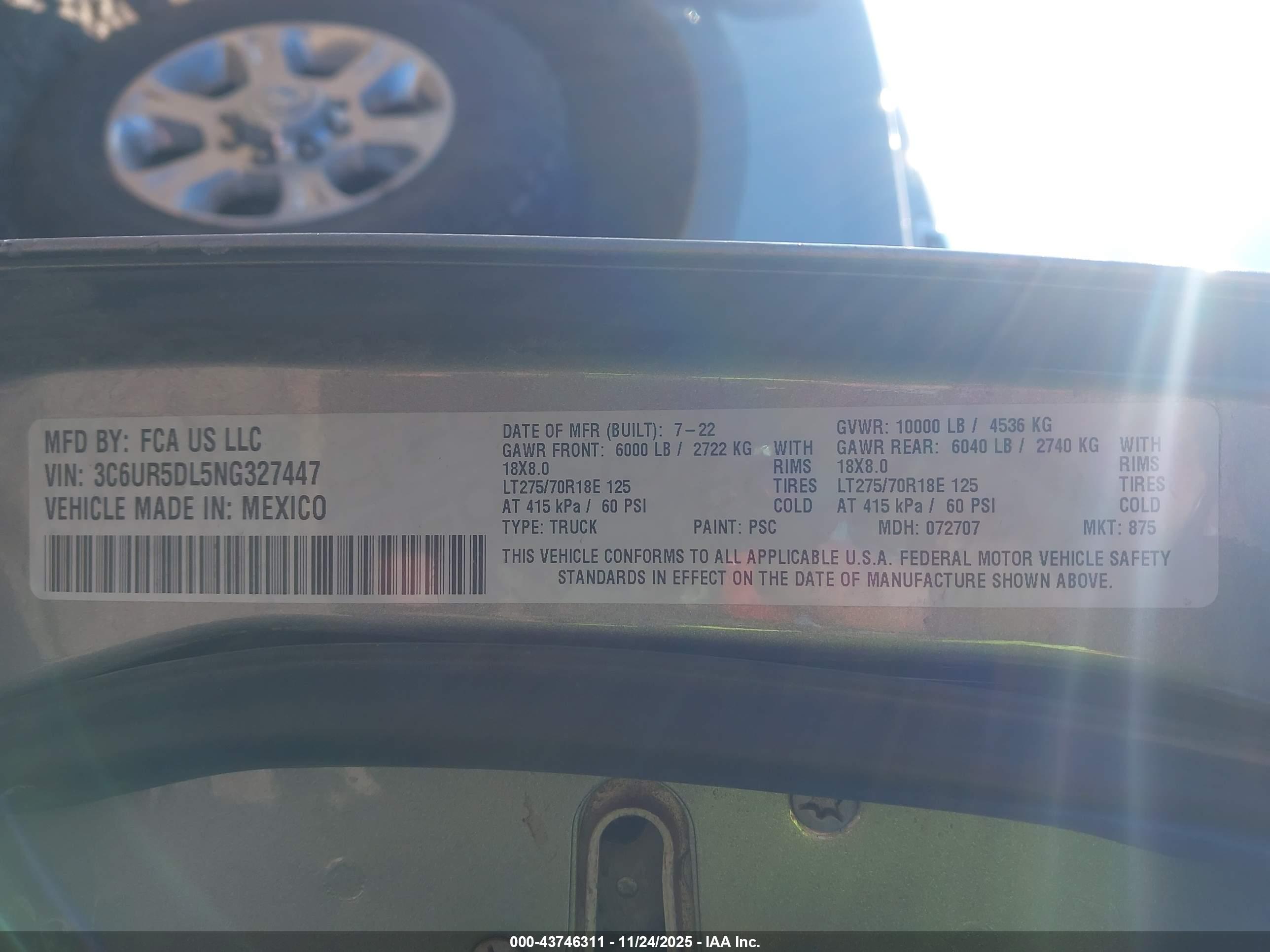 RAM 2500 image 9