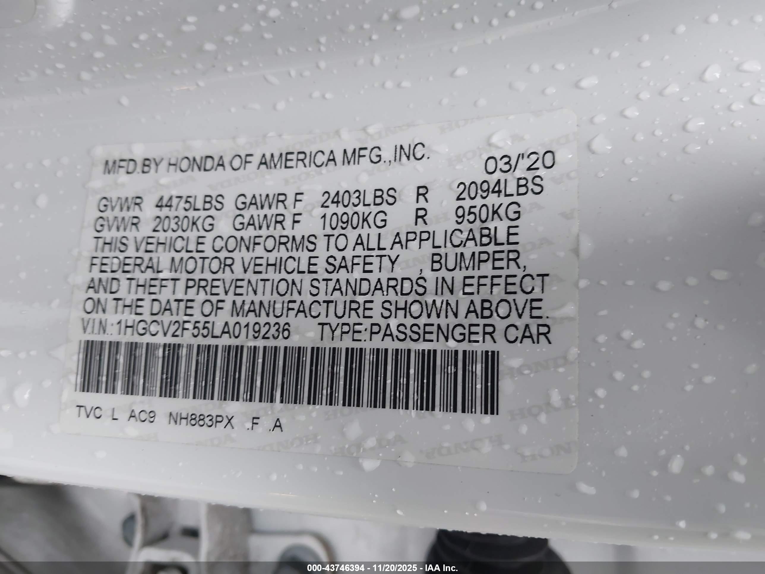 HONDA ACCORD image 9