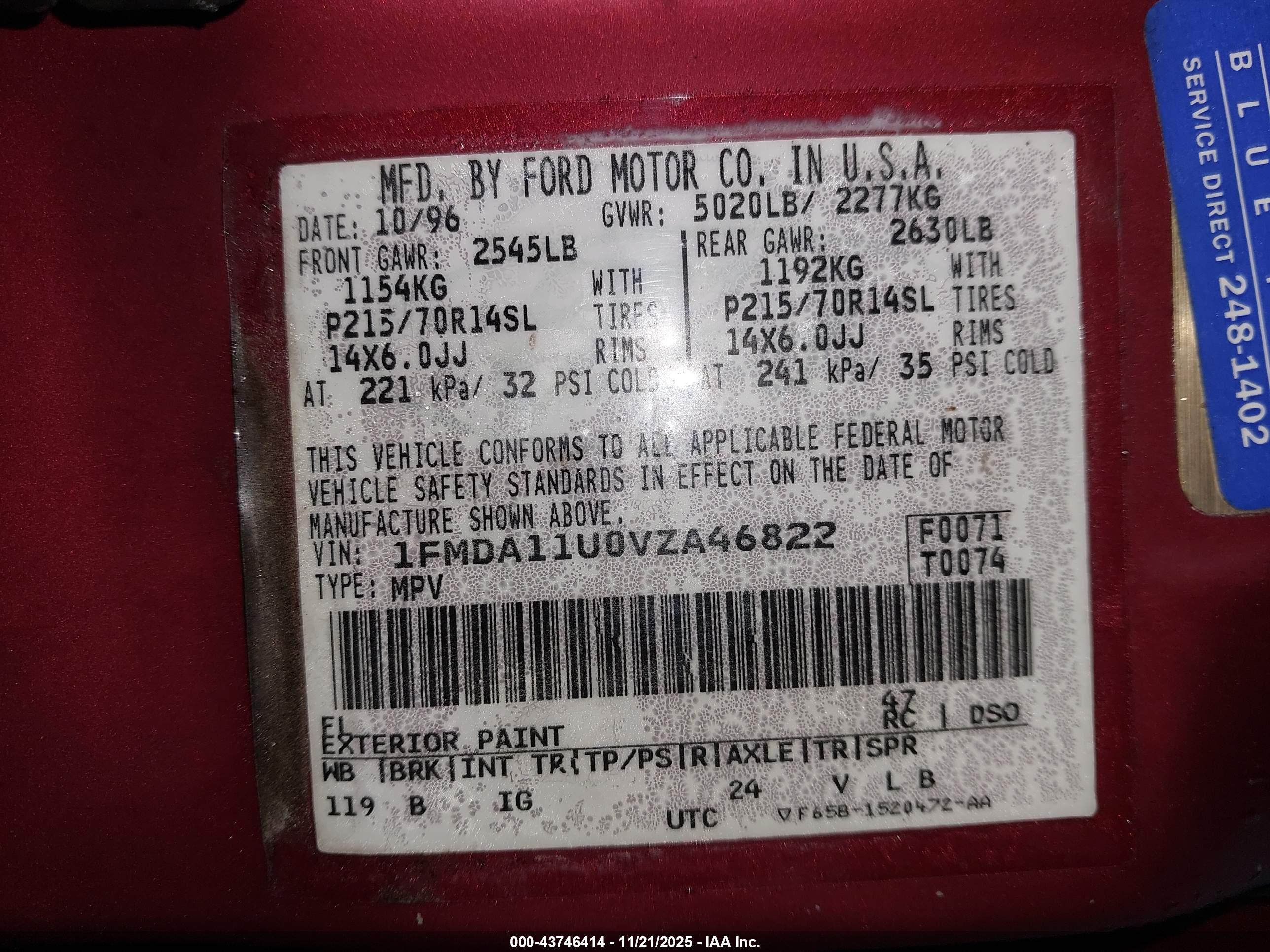 FORD AEROSTAR image 9