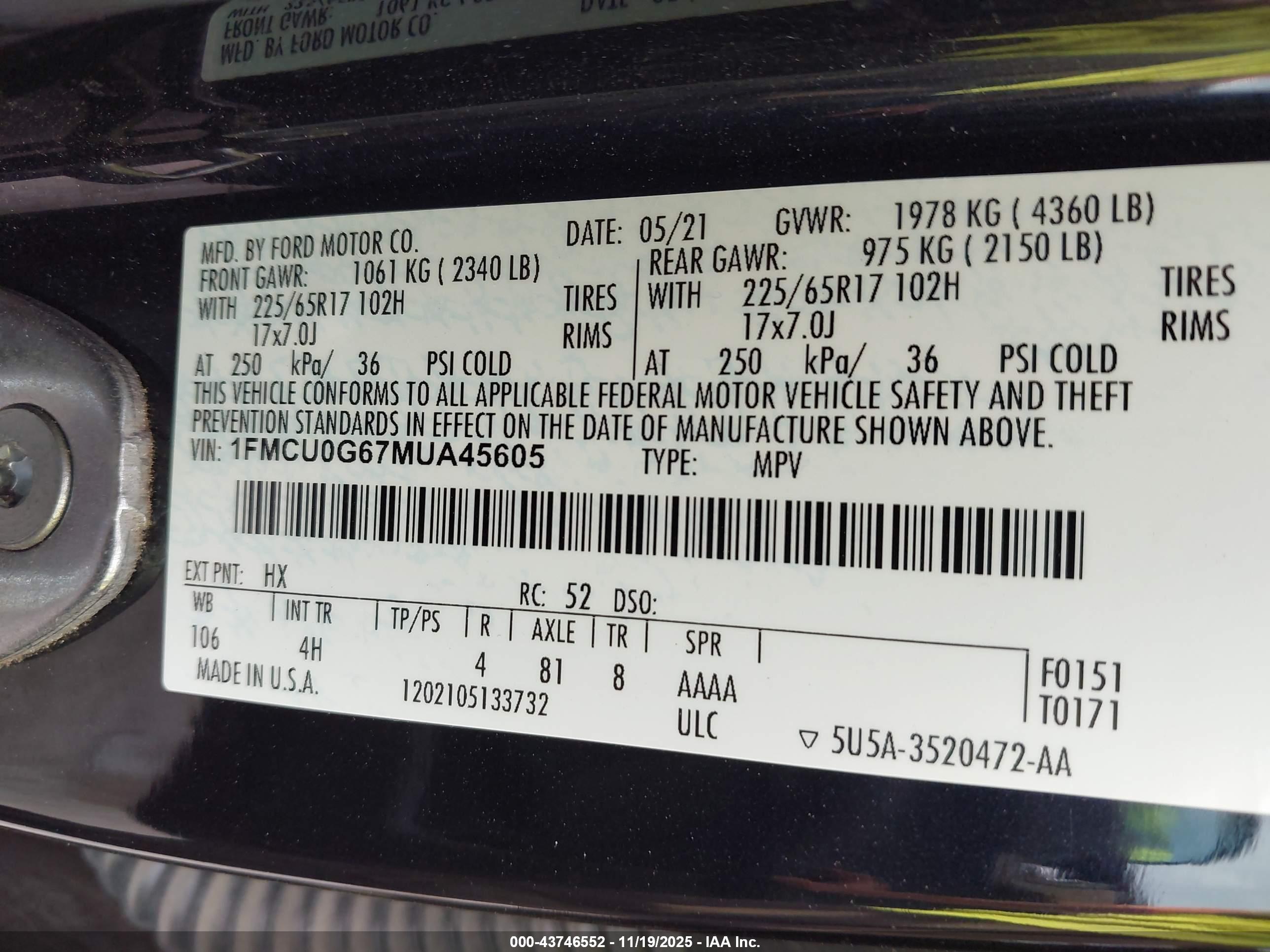 FORD ESCAPE image 9