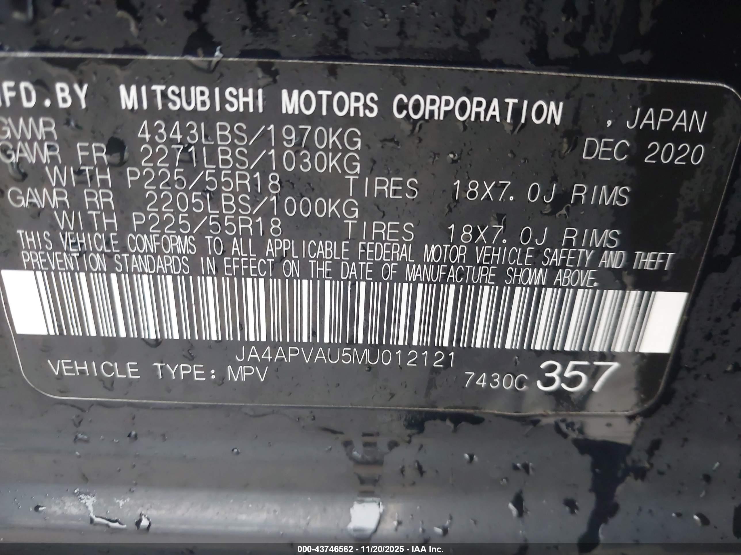 MITSUBISHI OUTLANDER image 9