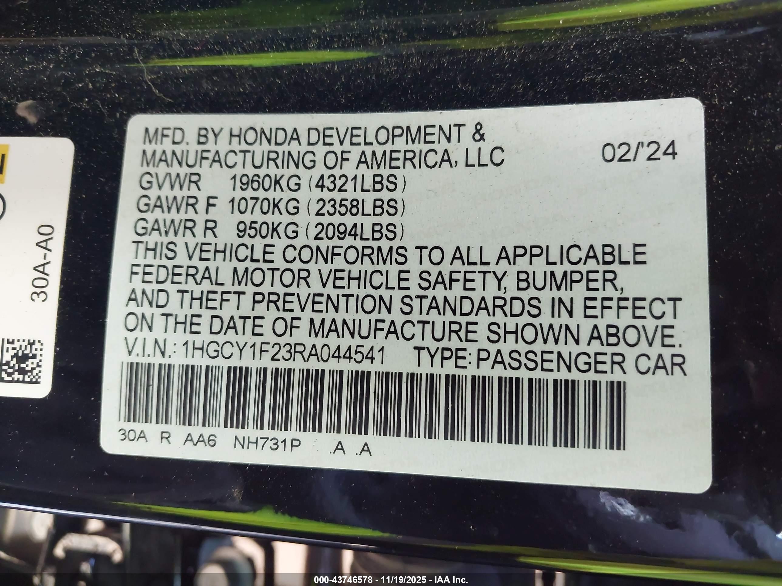 HONDA ACCORD image 9
