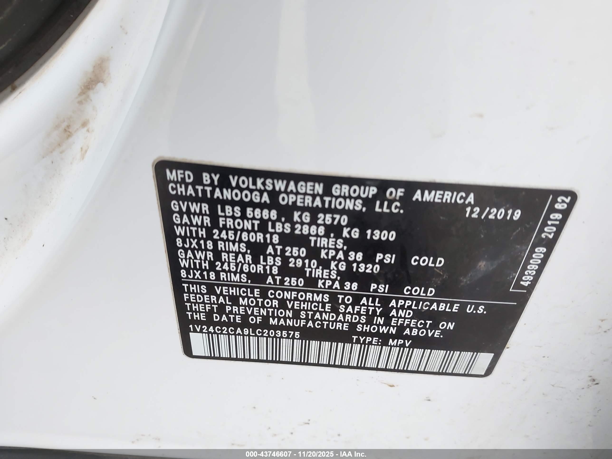 VOLKSWAGEN ATLAS image 9