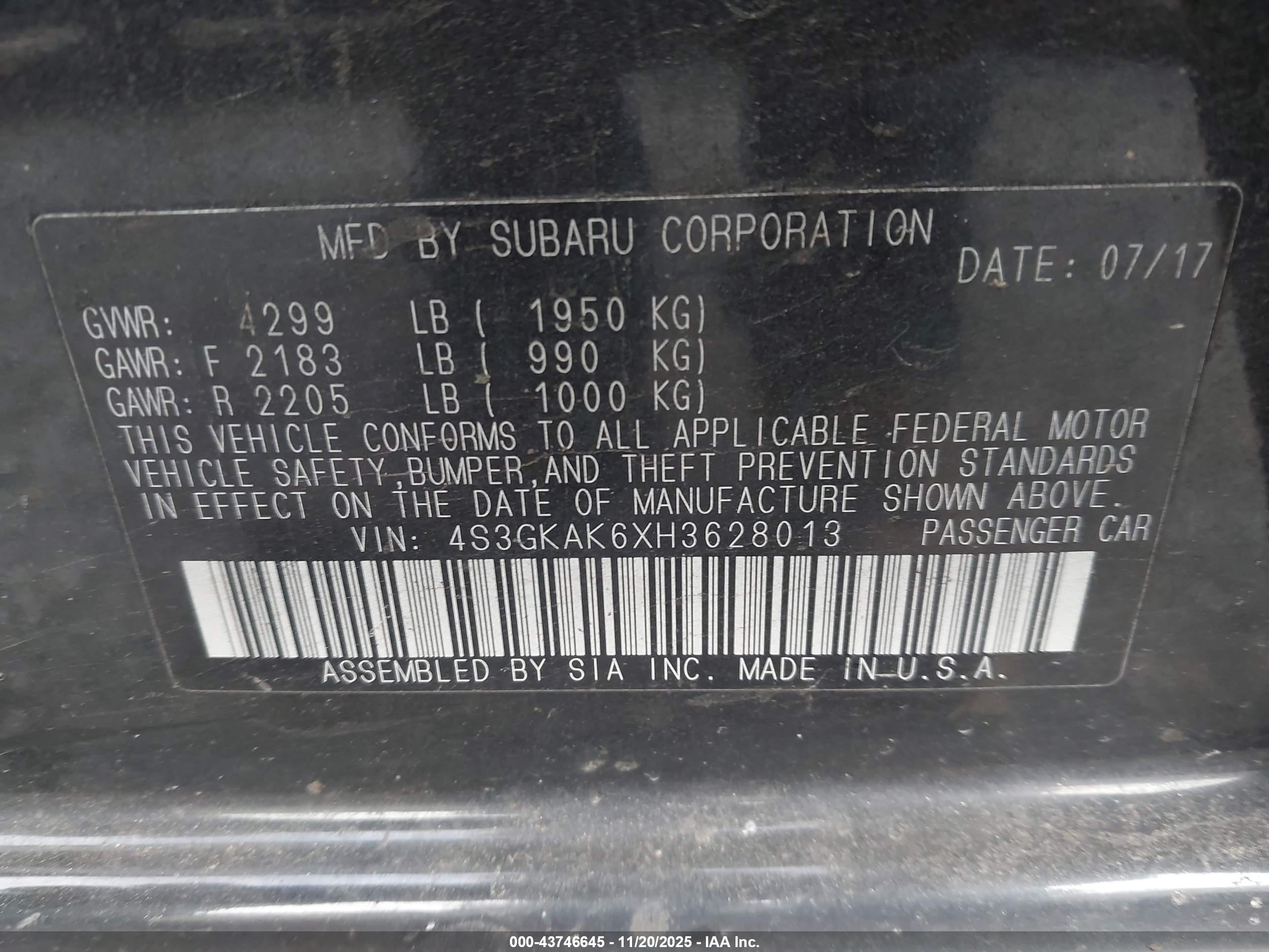 SUBARU IMPREZA image 9