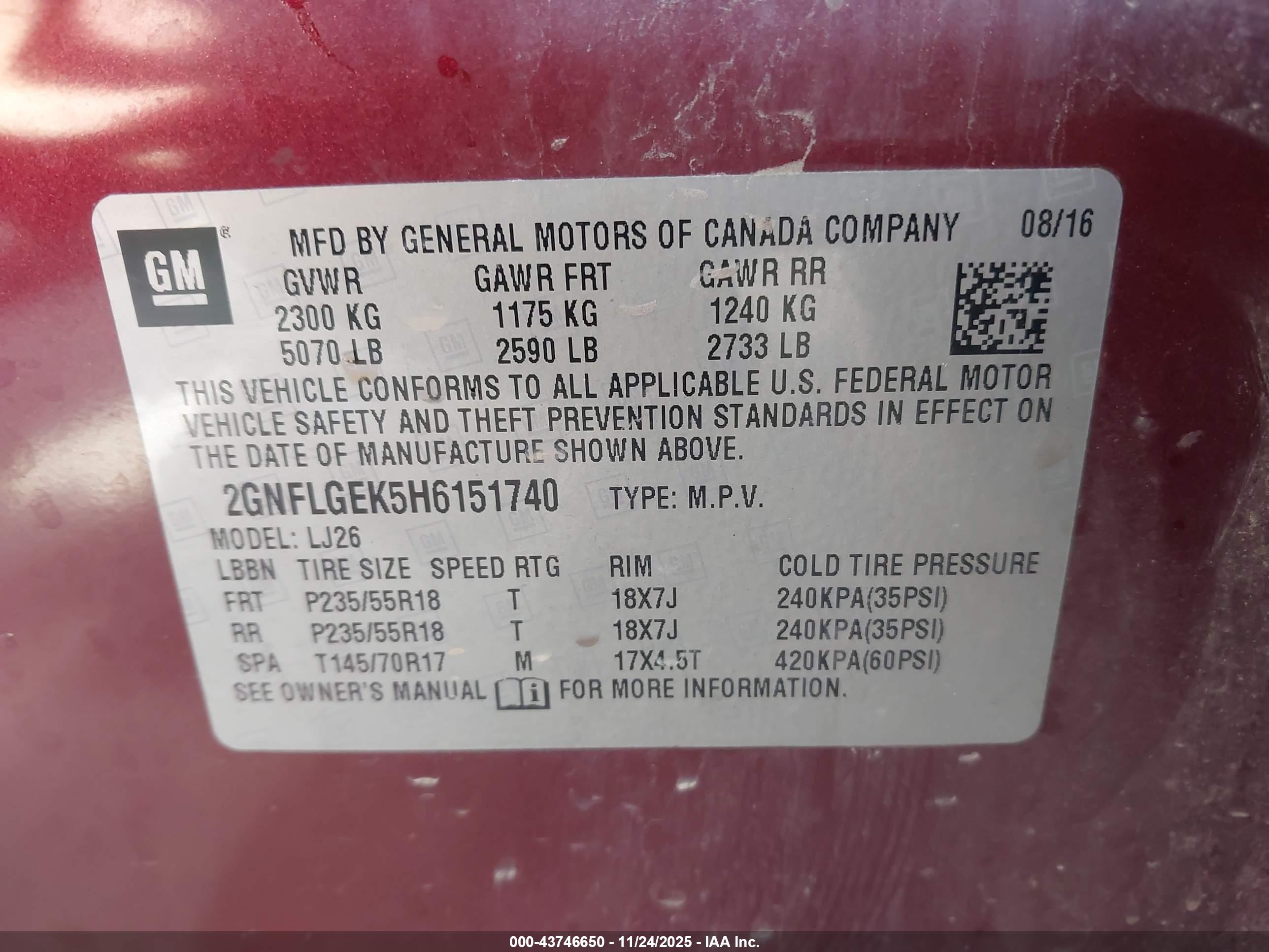 CHEVROLET EQUINOX image 9