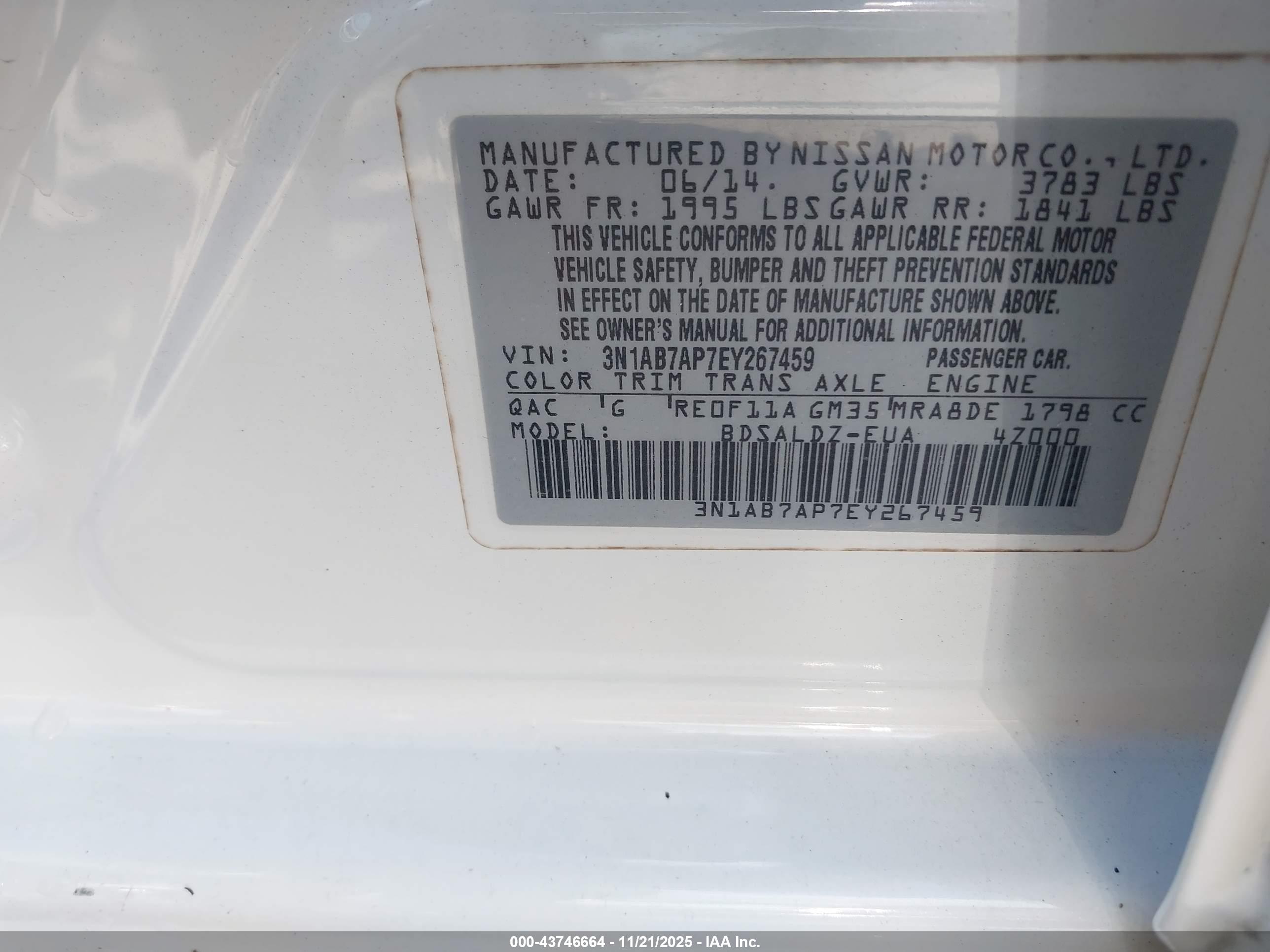 NISSAN SENTRA image 9